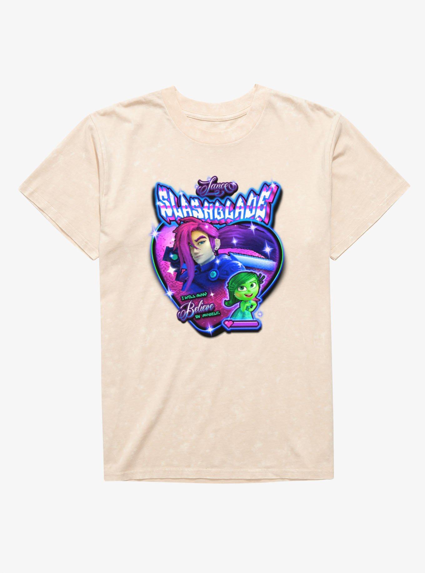 Disney Pixar Inside Out 2 Lance Slashblade Mineral Wash T-Shirt Hot Topic Exclusive, , hi-res