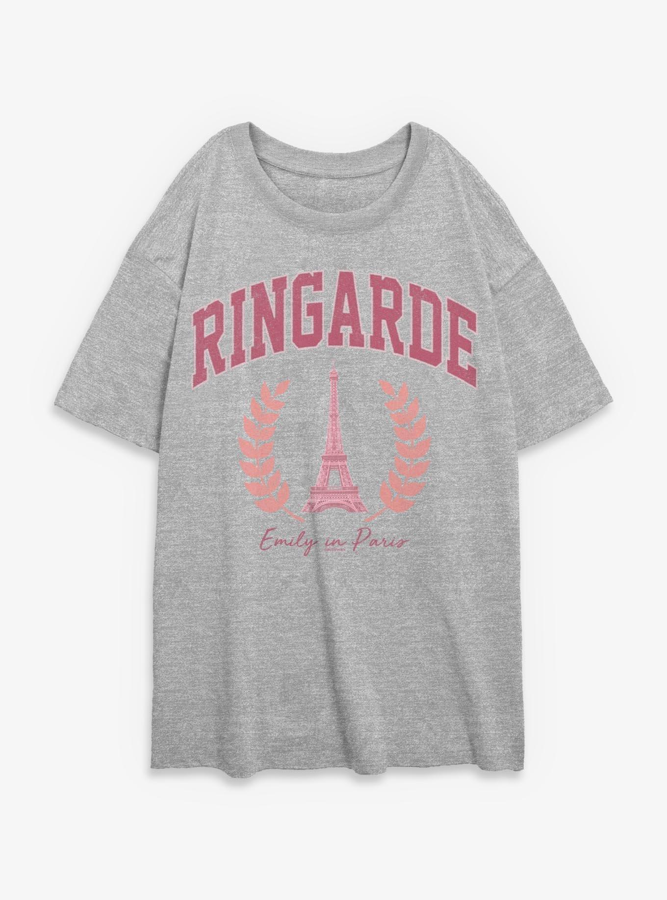 Emily In Paris Ringarde Collegiate Girls Oversized T-Shirt