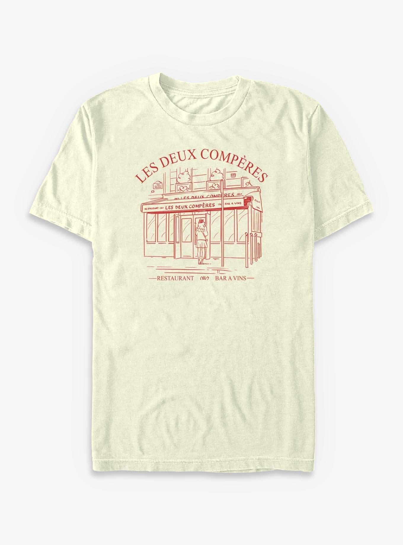 Emily In Paris Les Deux Restaurant T-Shirt, NATURAL, hi-res