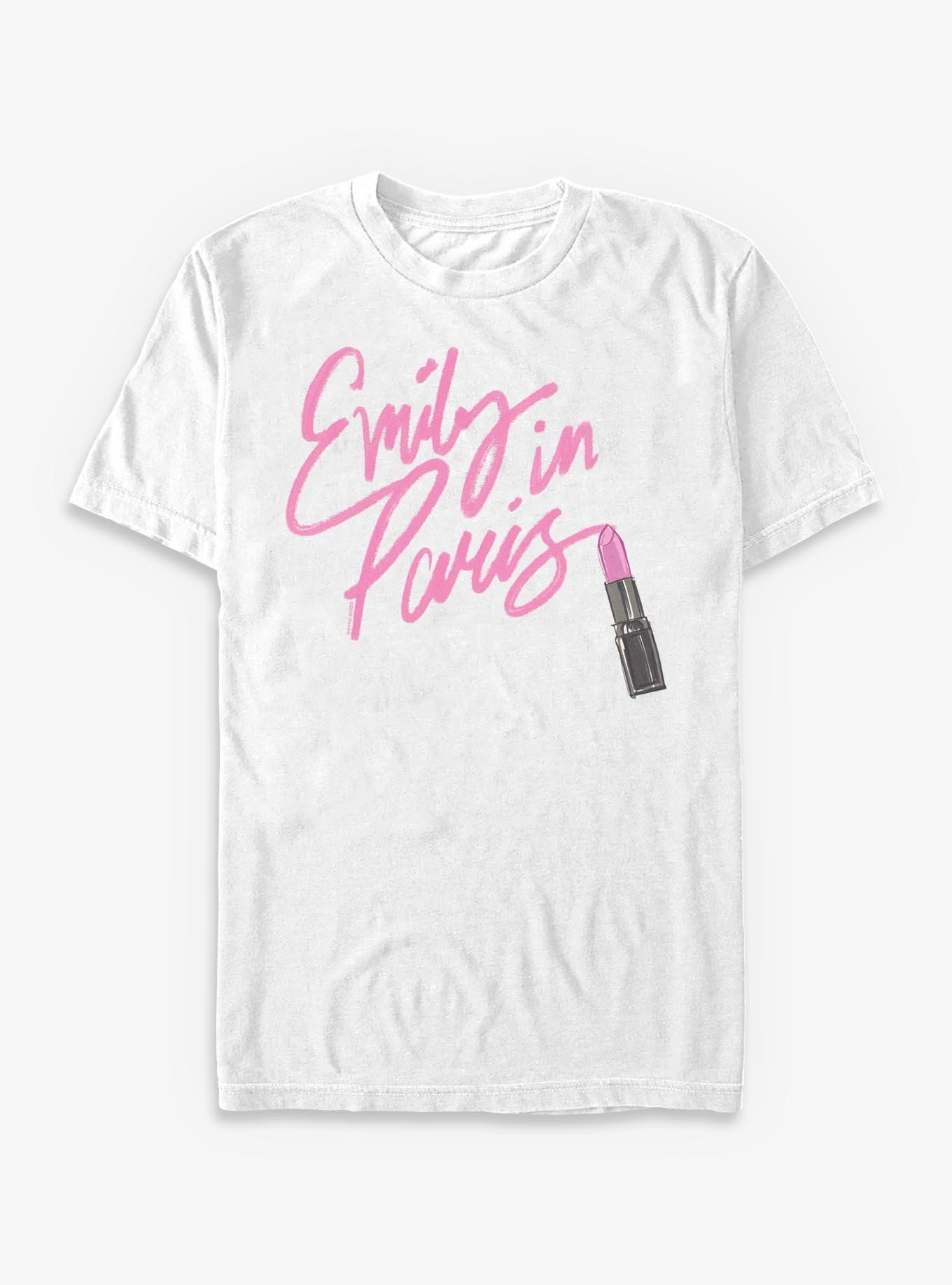 Emily In Paris Lipstick Logo T-Shirt