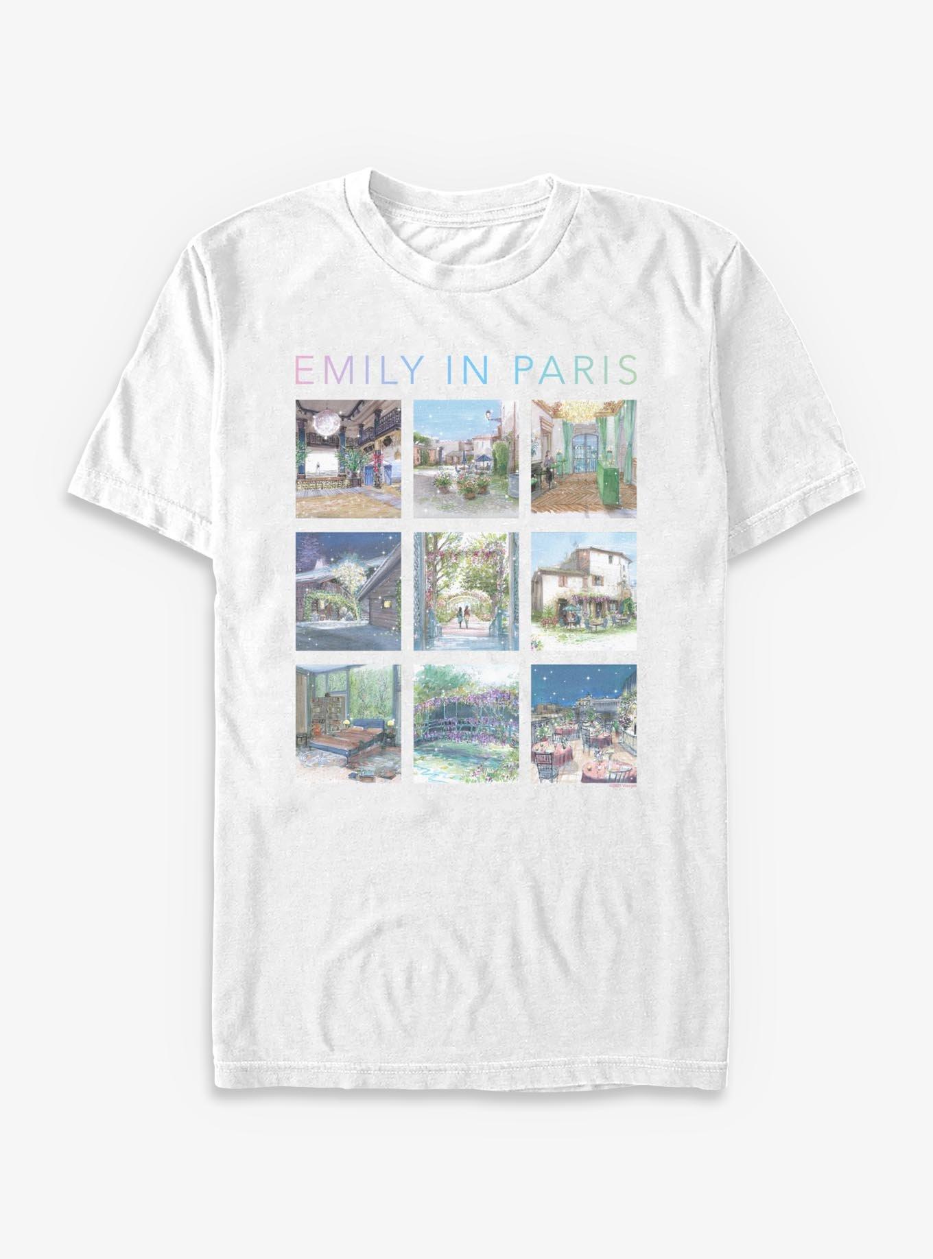 Emily In Paris Illustrations T-Shirt, WHITE, hi-res view 1