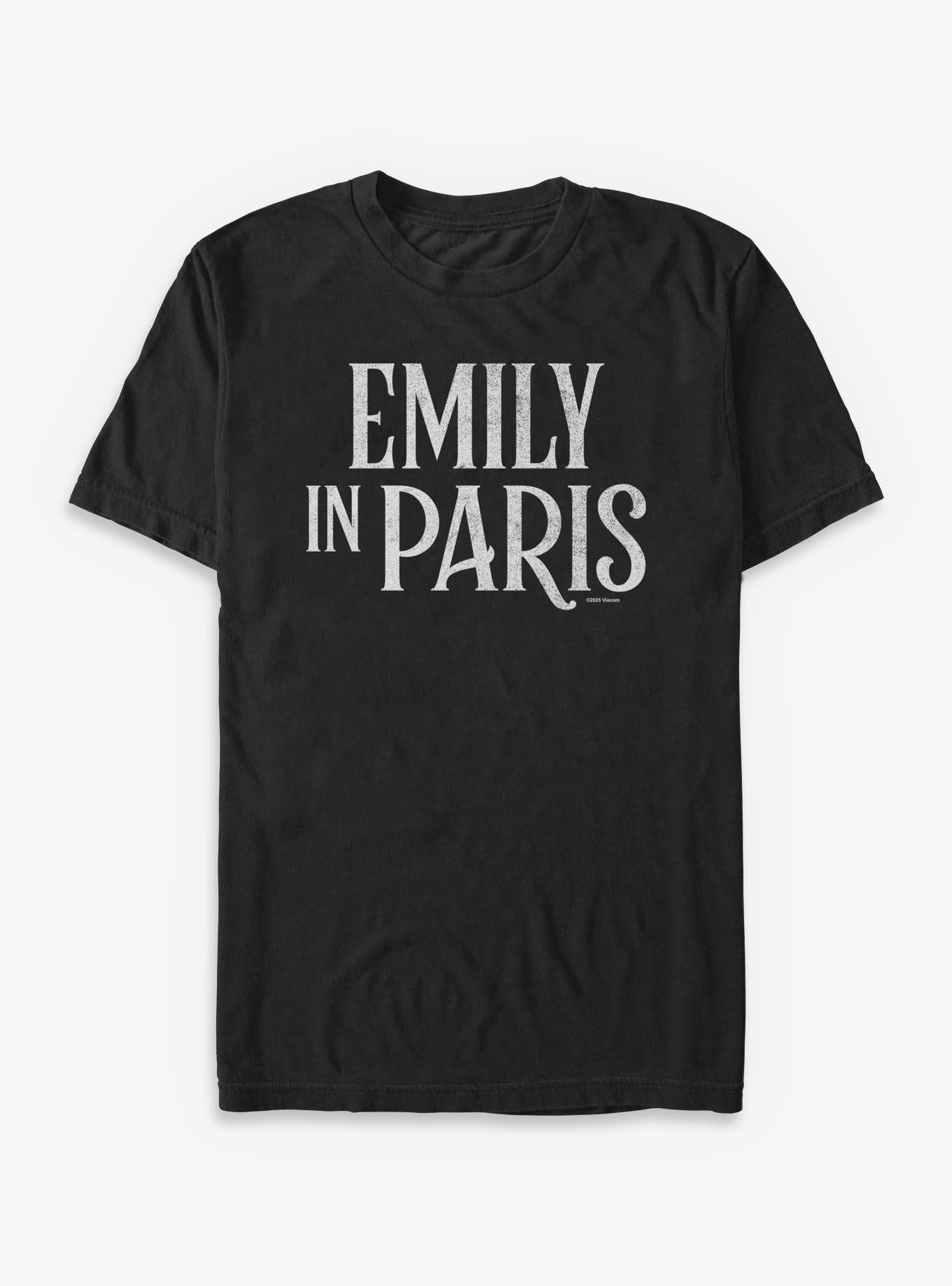 Emily In Paris Logo T-Shirt, BLACK, hi-res