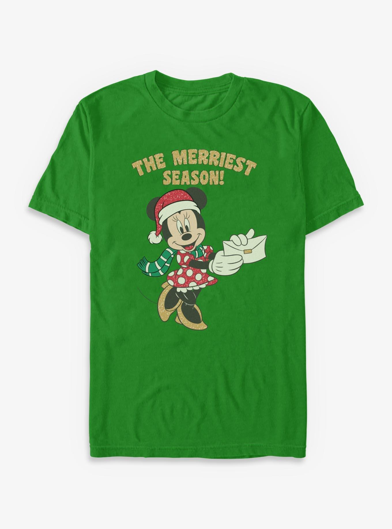 Disney Minnie Mouse The Merriest Season T-Shirt, , hi-res