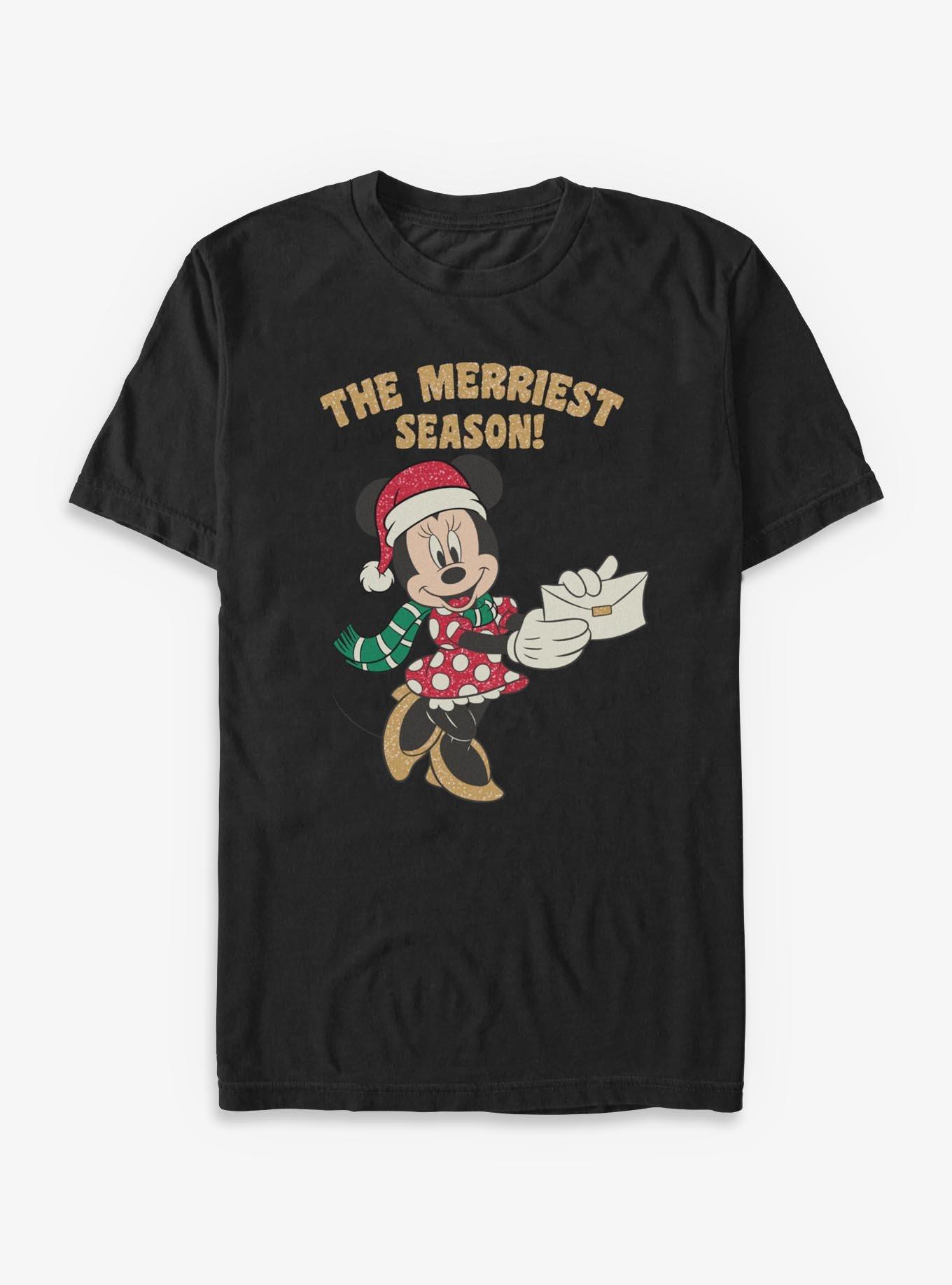 Disney Minnie Mouse The Merriest Season T-Shirt, , hi-res