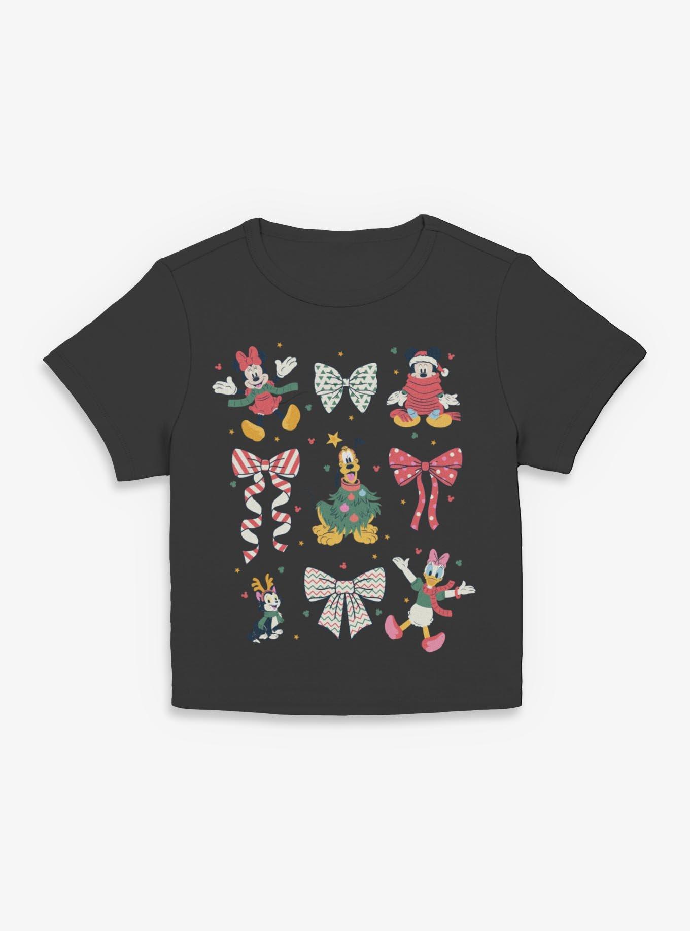 Disney Mickey Mouse Disney Christmas Bows Girls Baby Tee, , hi-res