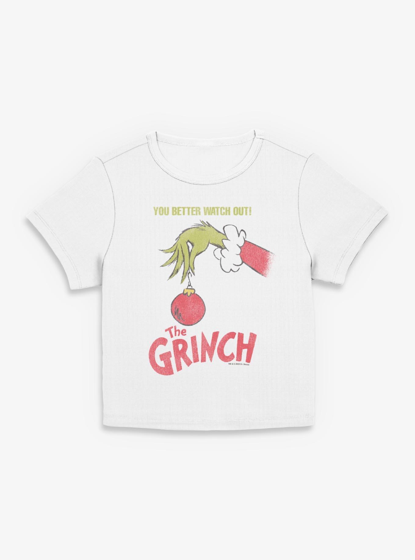 Dr. Seuss How The Grinch Stole Christmas Dangle Girls Baby Tee, , hi-res
