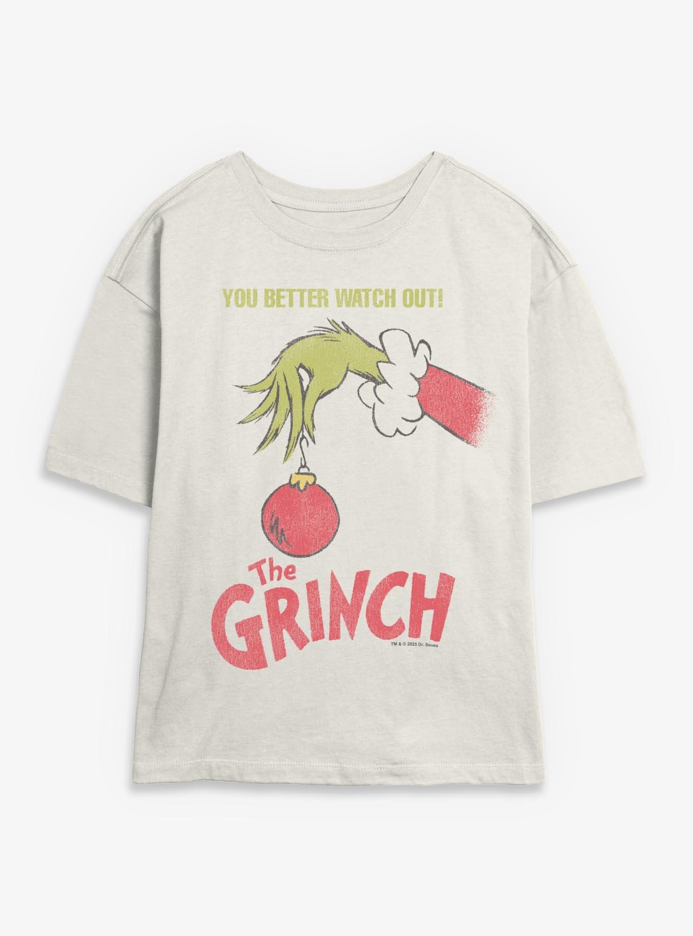 Dr. Seuss How The Grinch Stole Christmas Dangle Girls Skimmer T-Shirt