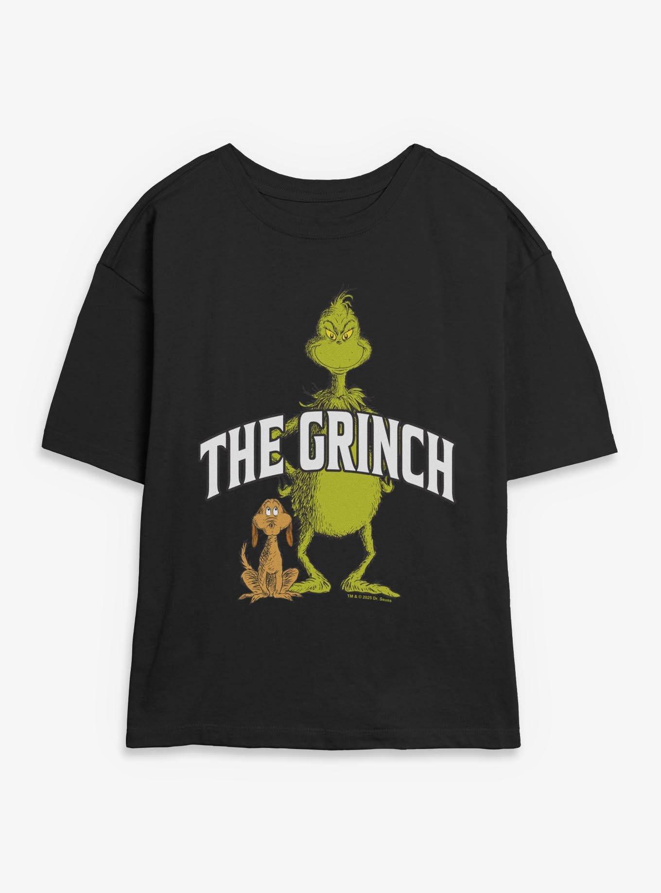 Dr. Seuss How The Grinch Stole Christmas Grinch And Max Girls Skimmer T-Shirt, , hi-res