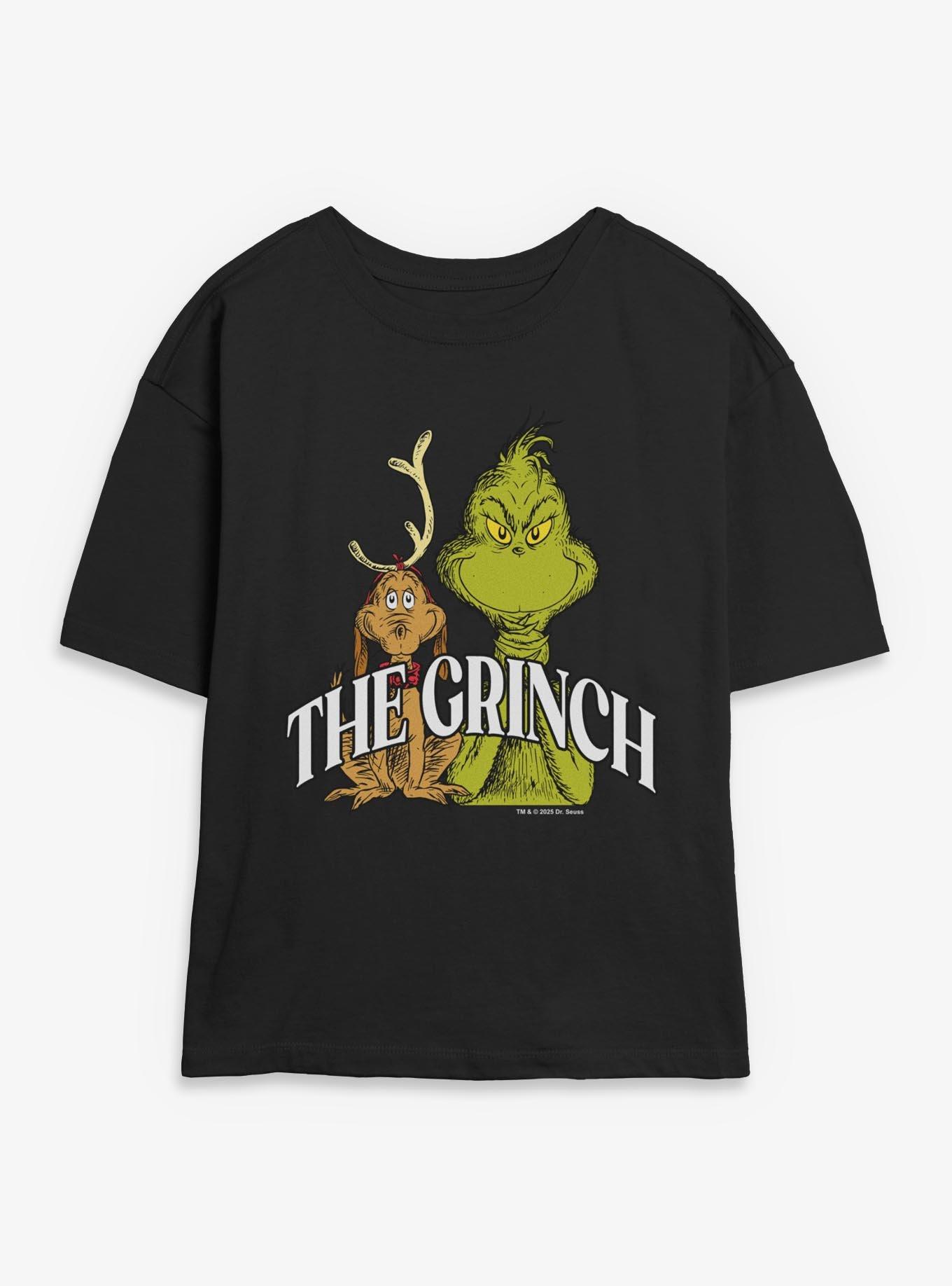 Dr. Seuss How The Grinch Stole Christmas Grinch And Max Girls Skimmer T-Shirt, , hi-res