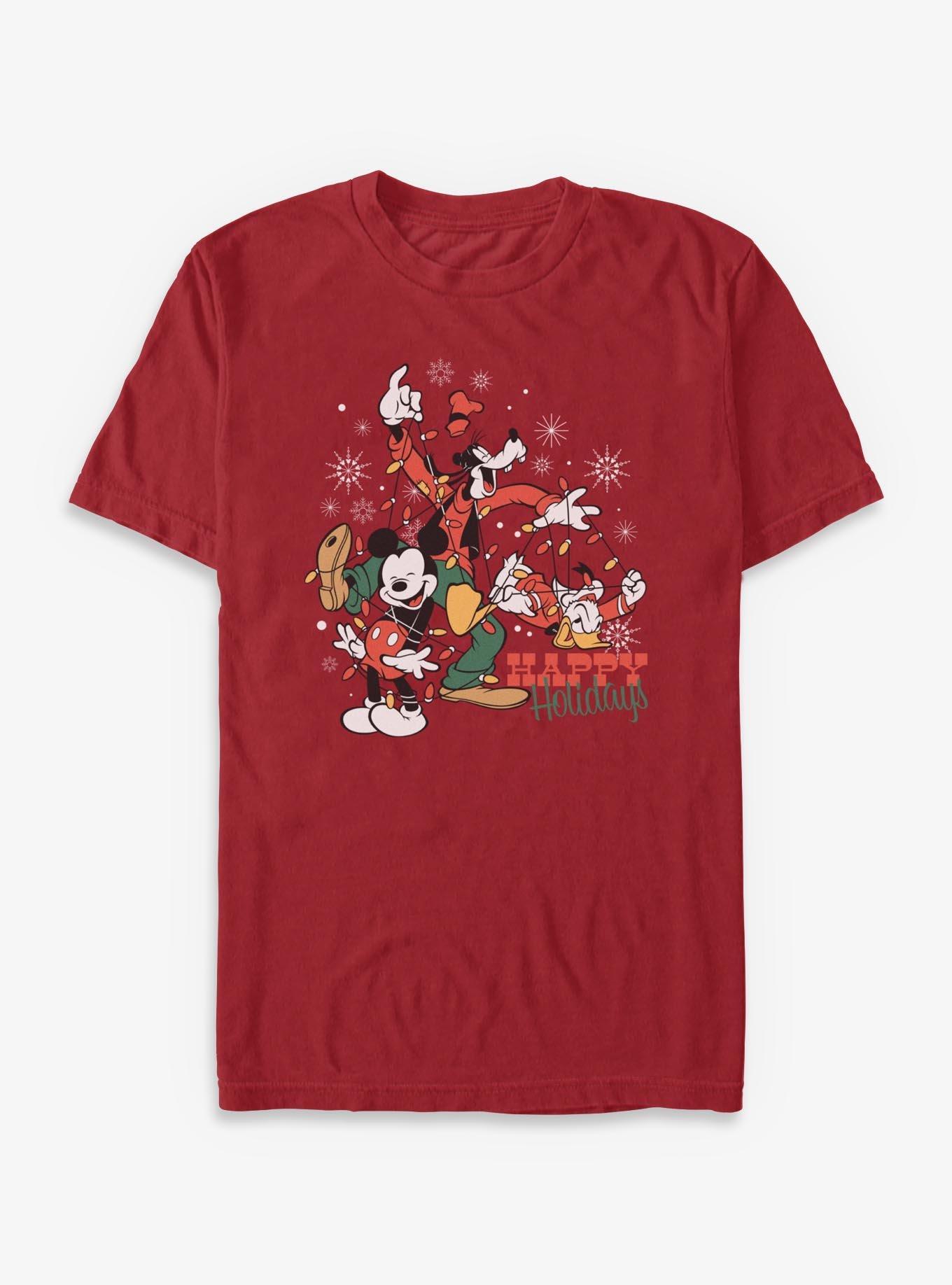 Disney Mickey Mouse Classic Happy Holidays T-Shirt, , hi-res