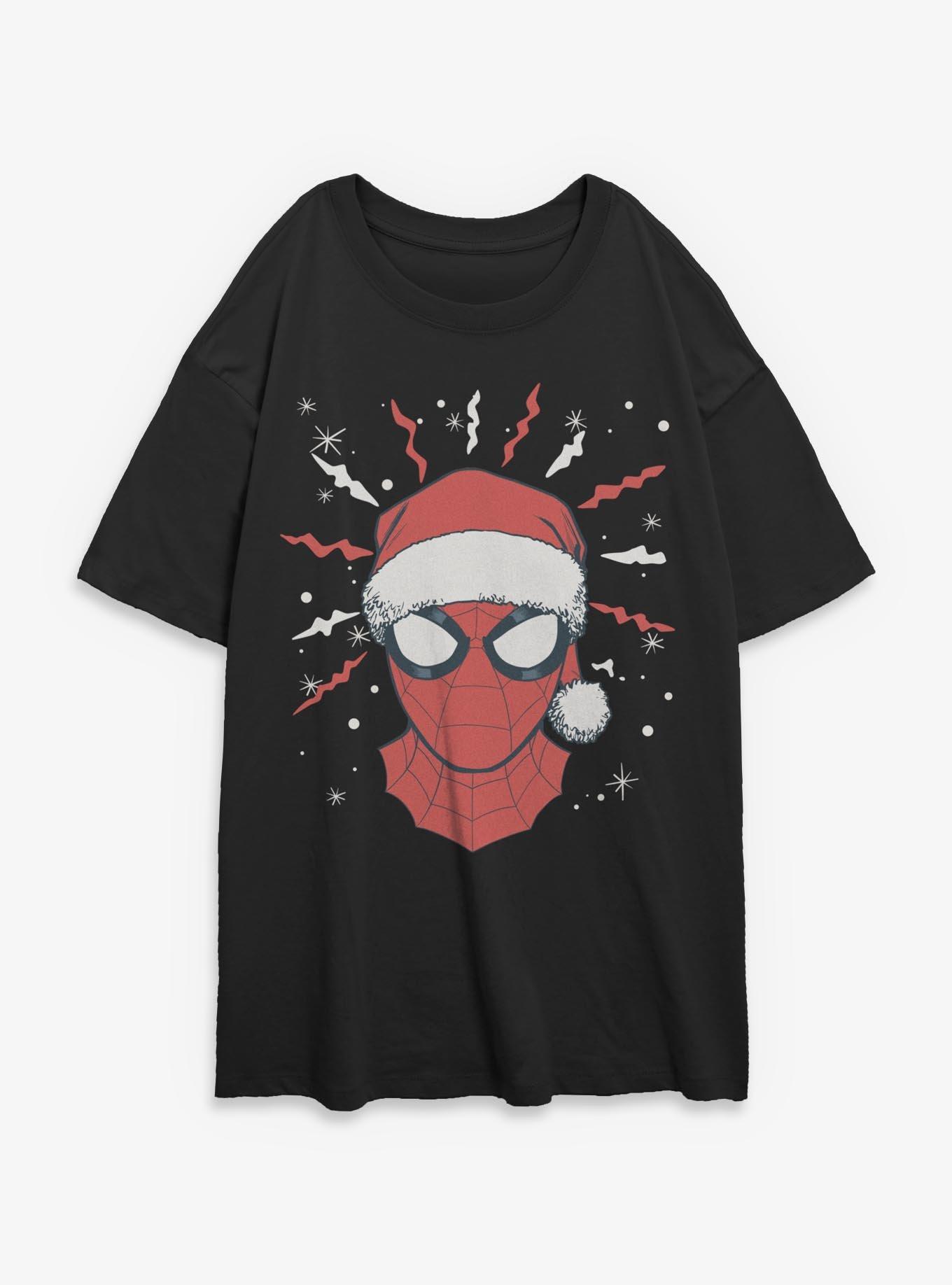 Marvel Spider-Man Merry Web Girls Oversized T-Shirt, , hi-res
