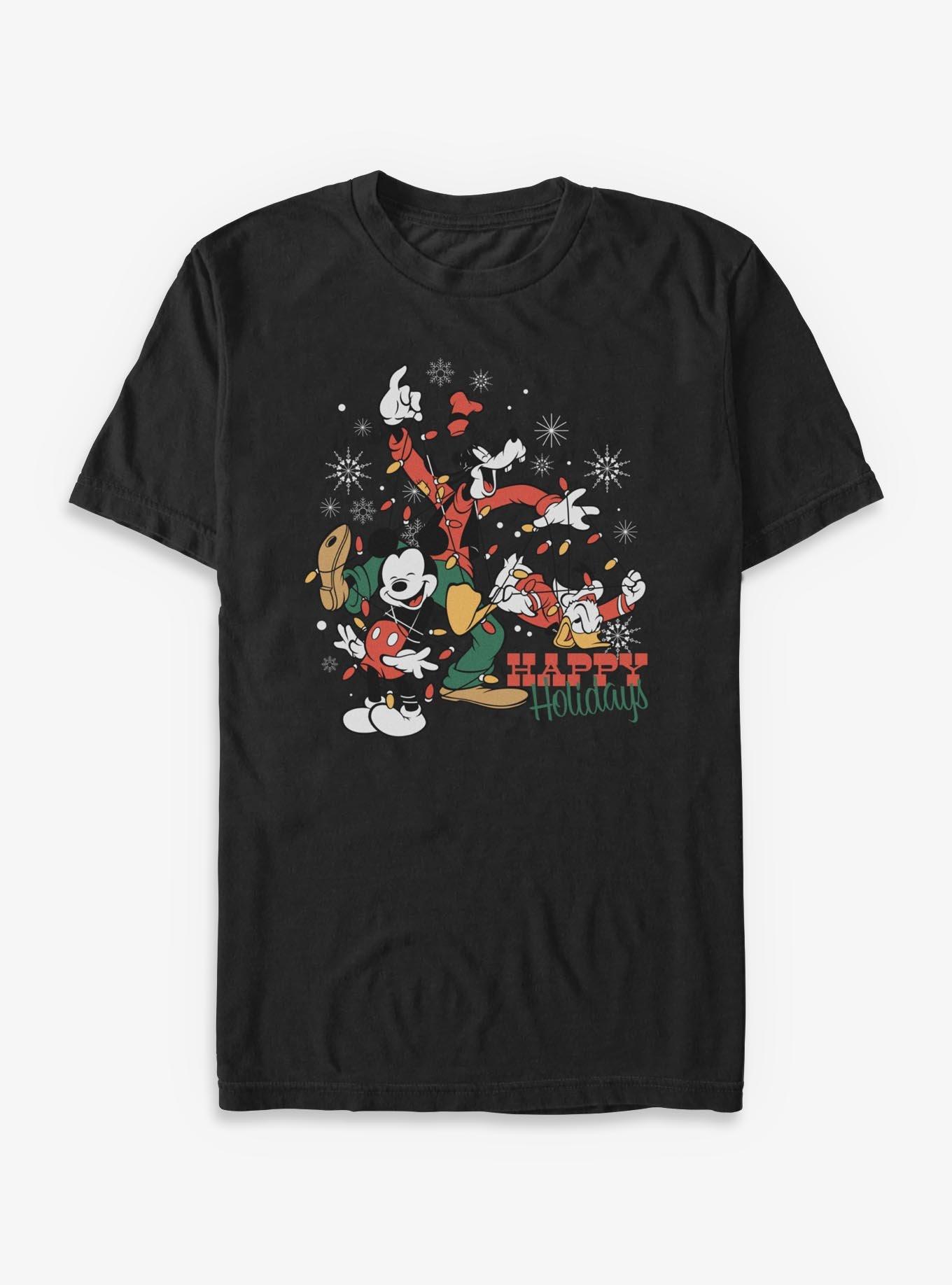 Disney Mickey Mouse Classic Happy Holidays T-Shirt, , hi-res