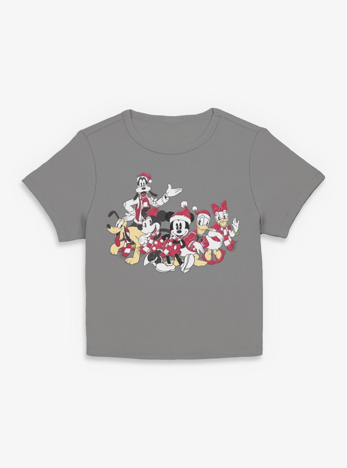 Disney Mickey Mouse Christmas Crews Girls Baby Tee, , hi-res