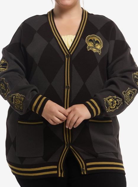 Disney Twisted-Wonderland Patch Girls Cardigan Plus Size | Hot Topic