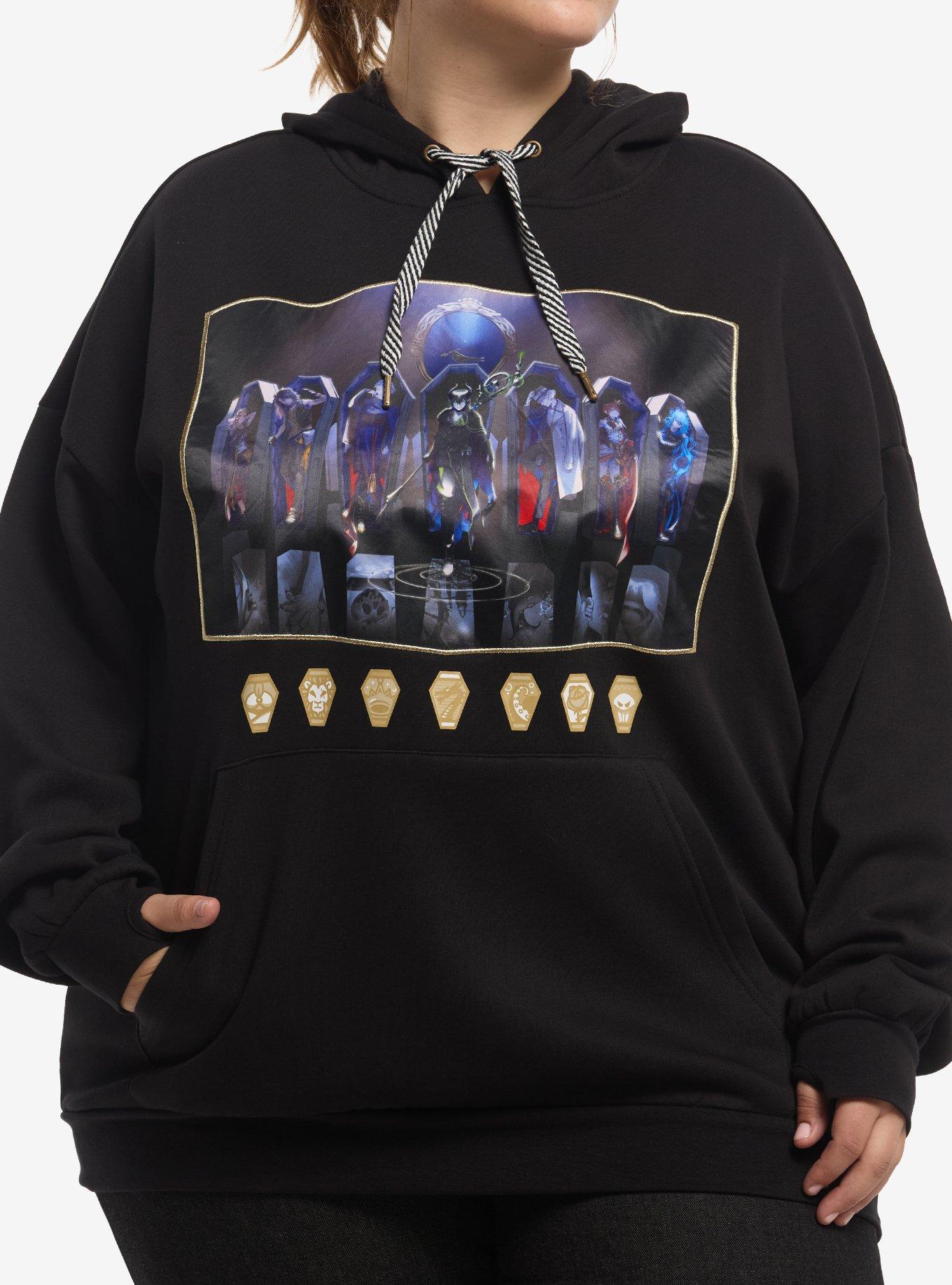Disney Twisted-Wonderland Housewarden Coffins Girls Oversized Hoodie Plus Size, , hi-res