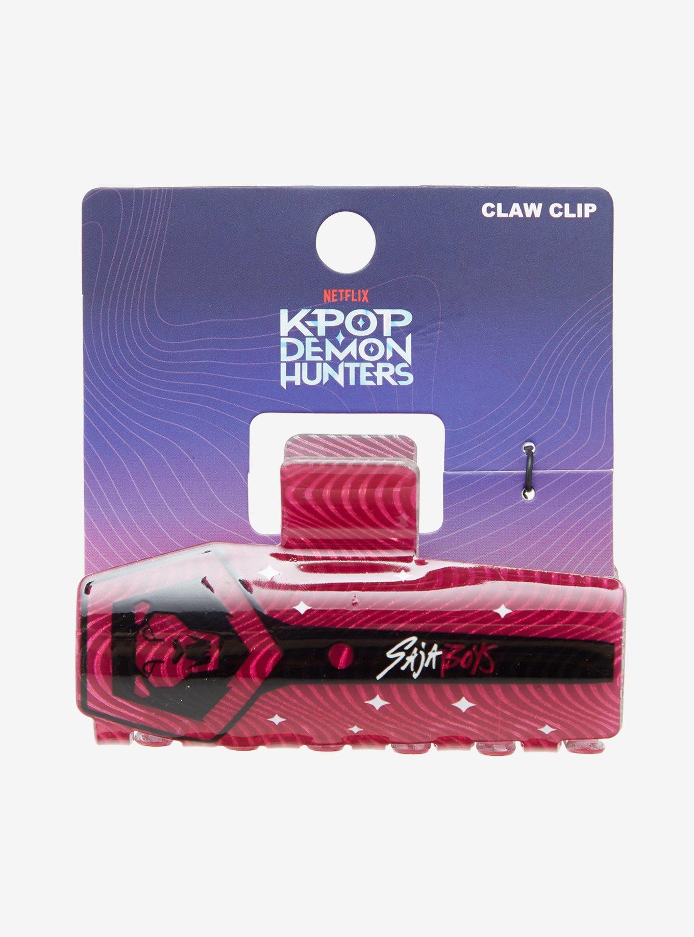 KPop Demon Hunters Saja Boys Light Stick Figural Claw Clip, , hi-res