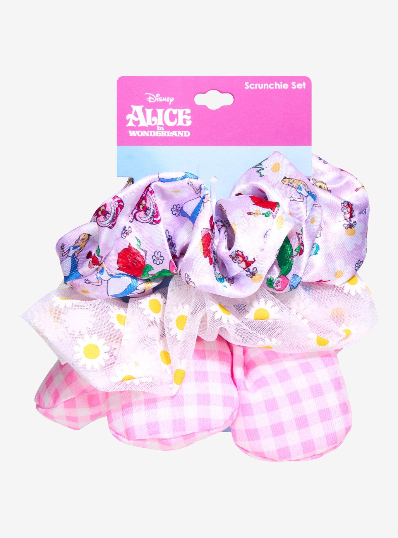 Disney Alice in Wonderland Icons Scrunchie Set - BoxLunch Exclusive, , hi-res