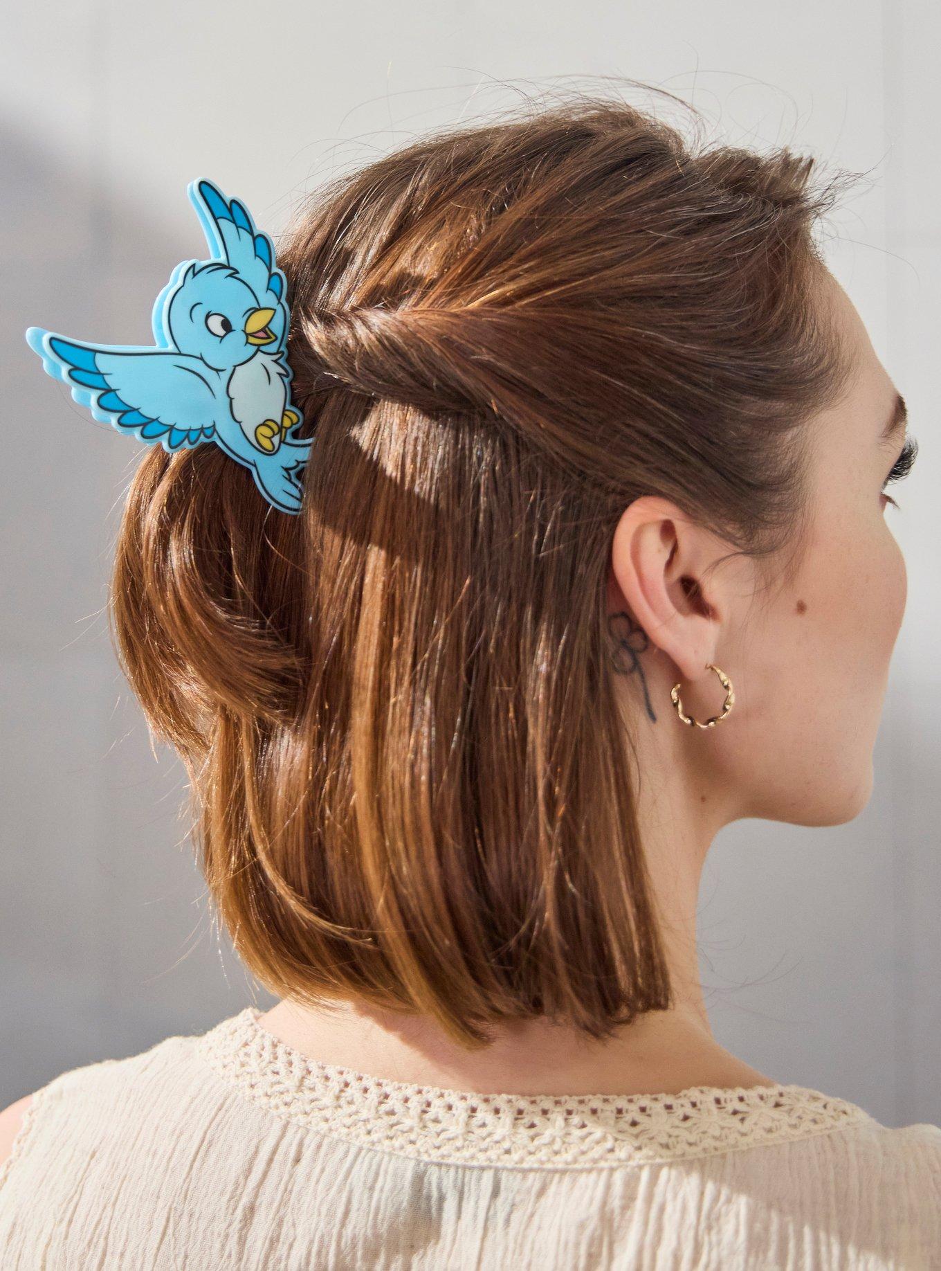 Disney Cinderella Blue Bird Figural Claw Clip — BoxLunch 