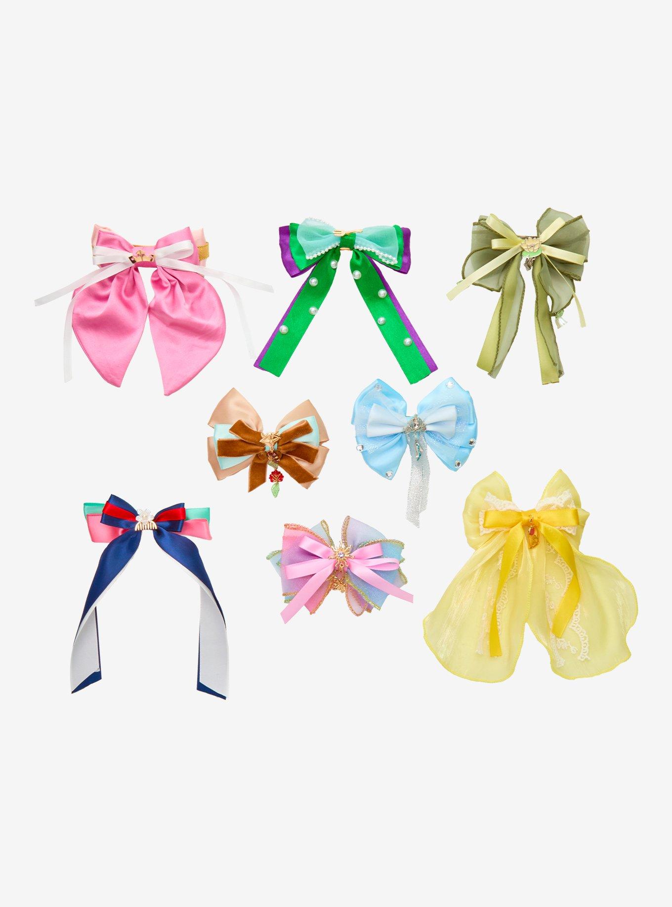 Disney Inspired Assorted Bow Bundle (11) Here is a look at 4 new Disney Princess Light Up Hair Bows  main image 3