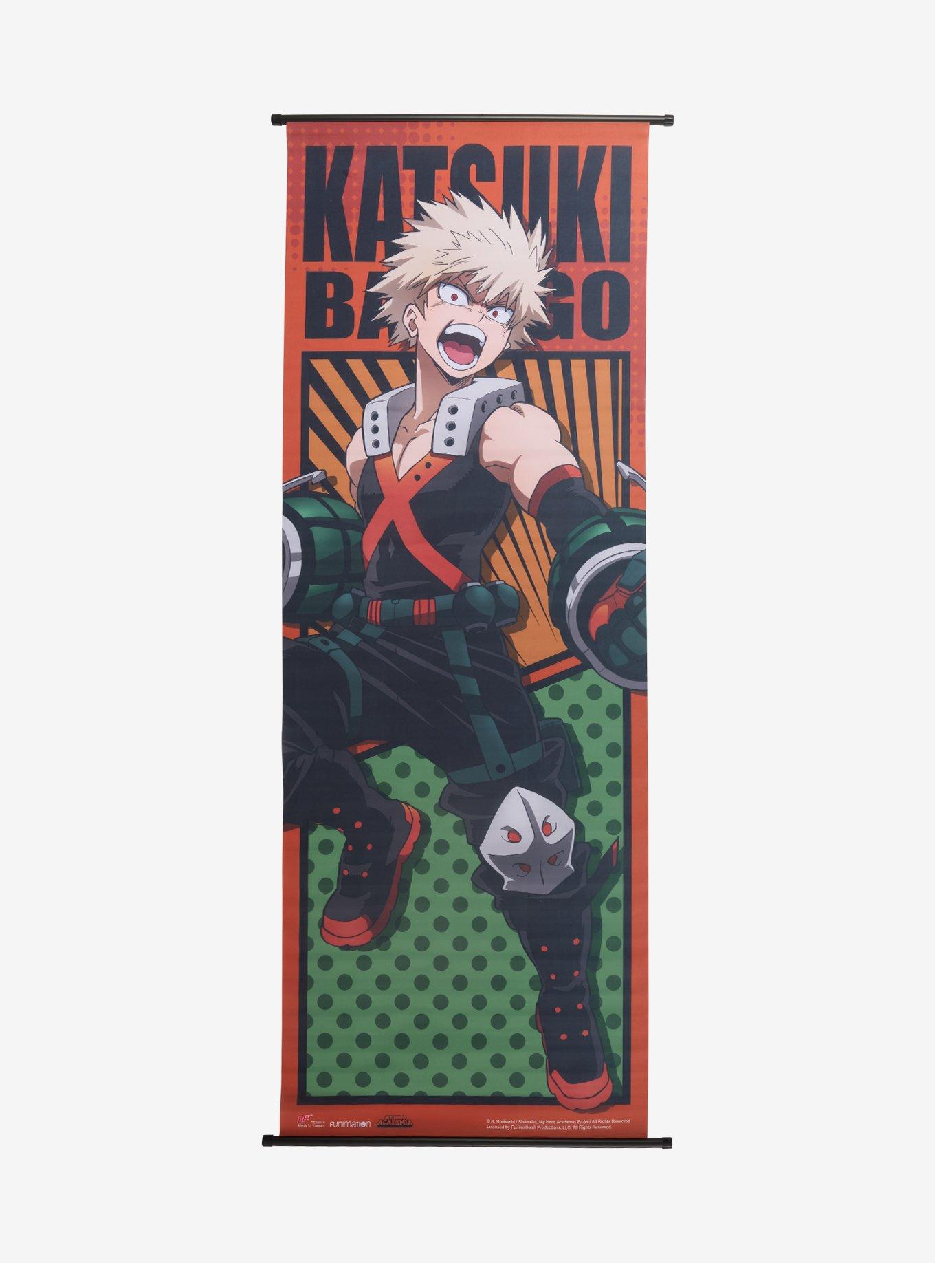 My Hero Academia Bakugo Jumbo Fabric Wall Scroll, , hi-res