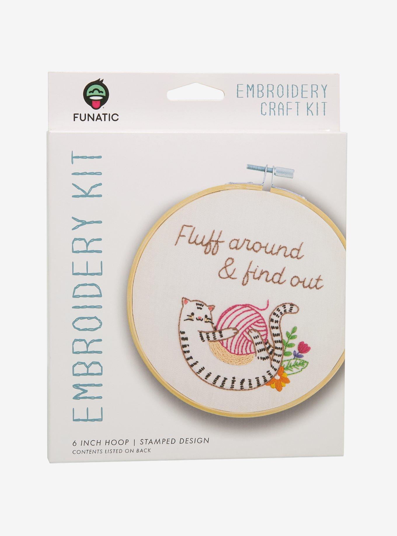 Fluff Around & Find Out Embroidery Kit, , hi-res