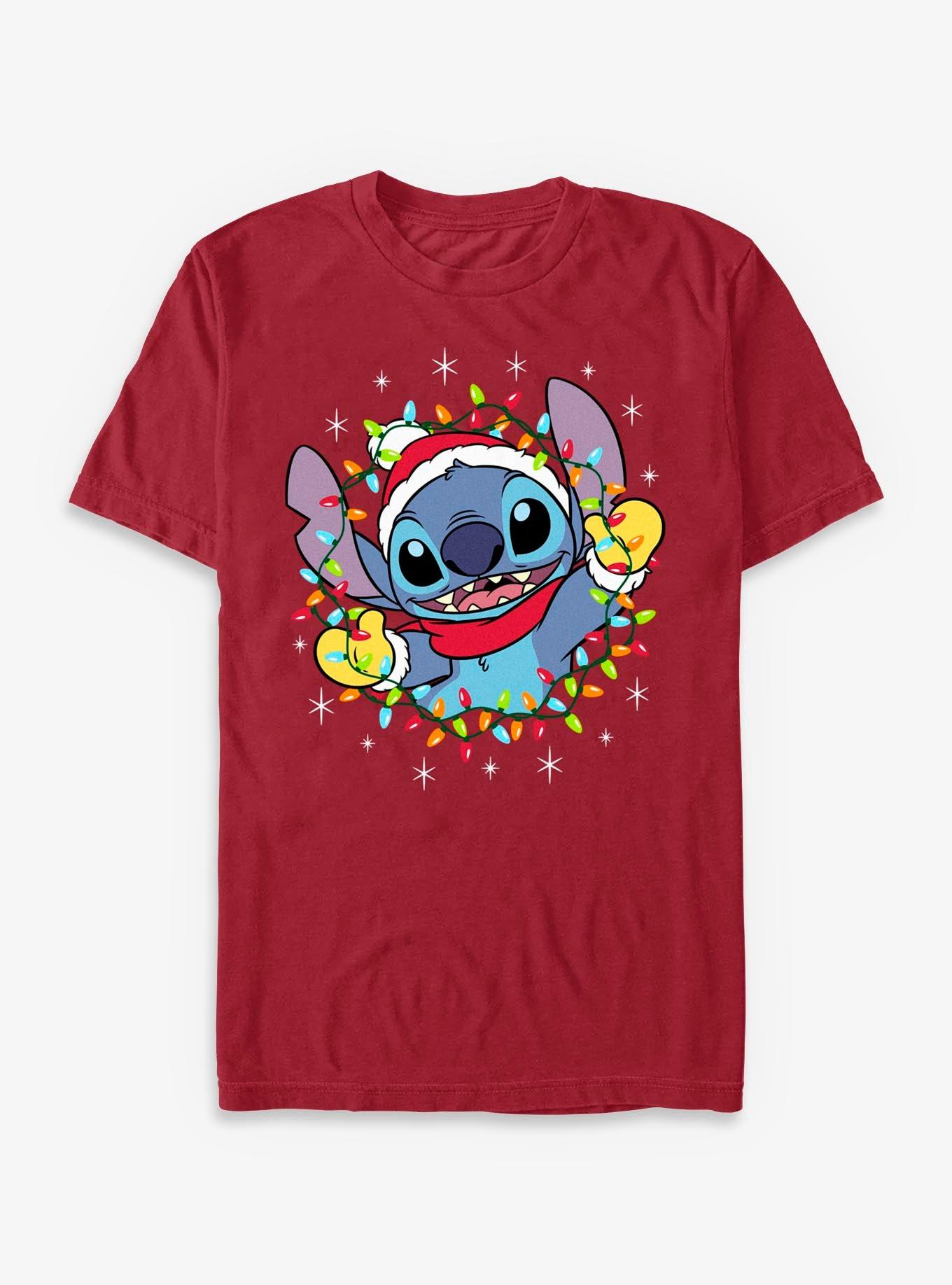 Disney Lilo & Stitch Holiday Decked Out T-Shirt, , hi-res