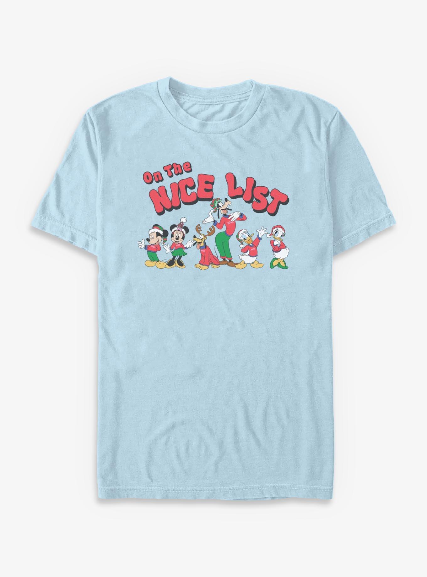 Disney Mickey Mouse On The Nice List T-Shirt