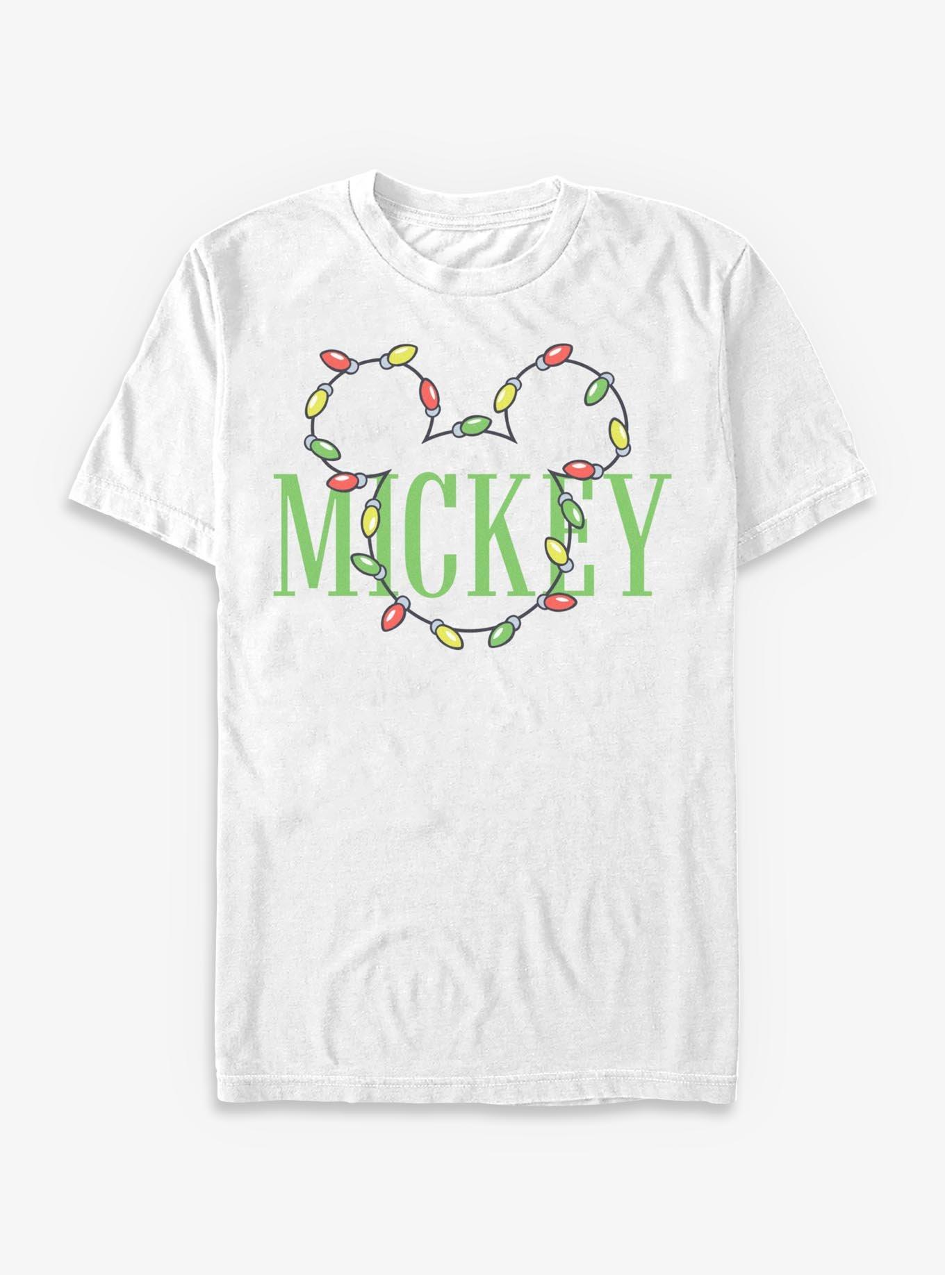 Disney Mickey Mouse Christmas Lights T-Shirt, , hi-res