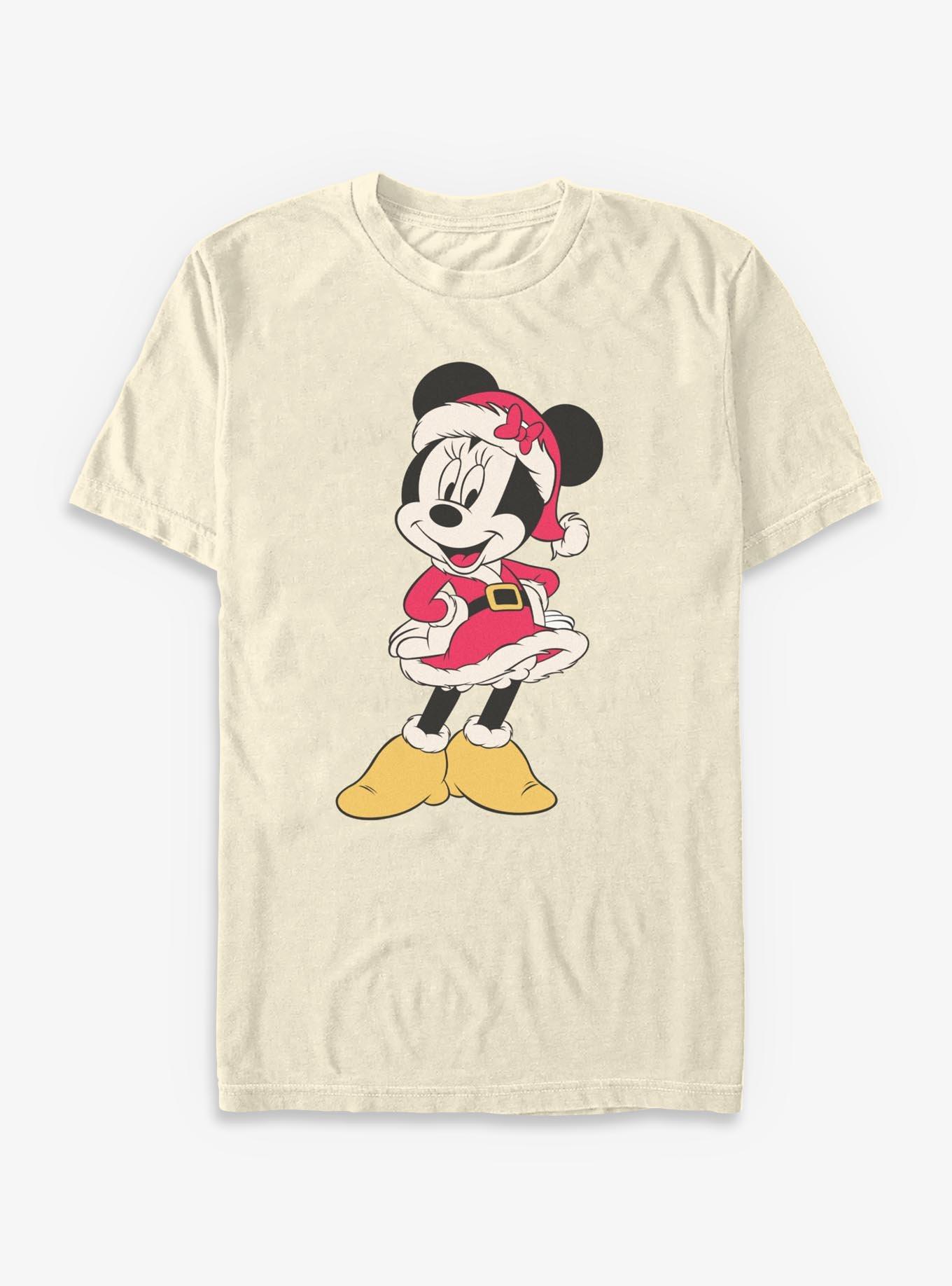 Disney Minnie Mouse Mrs. Claus Christmas T-Shirt