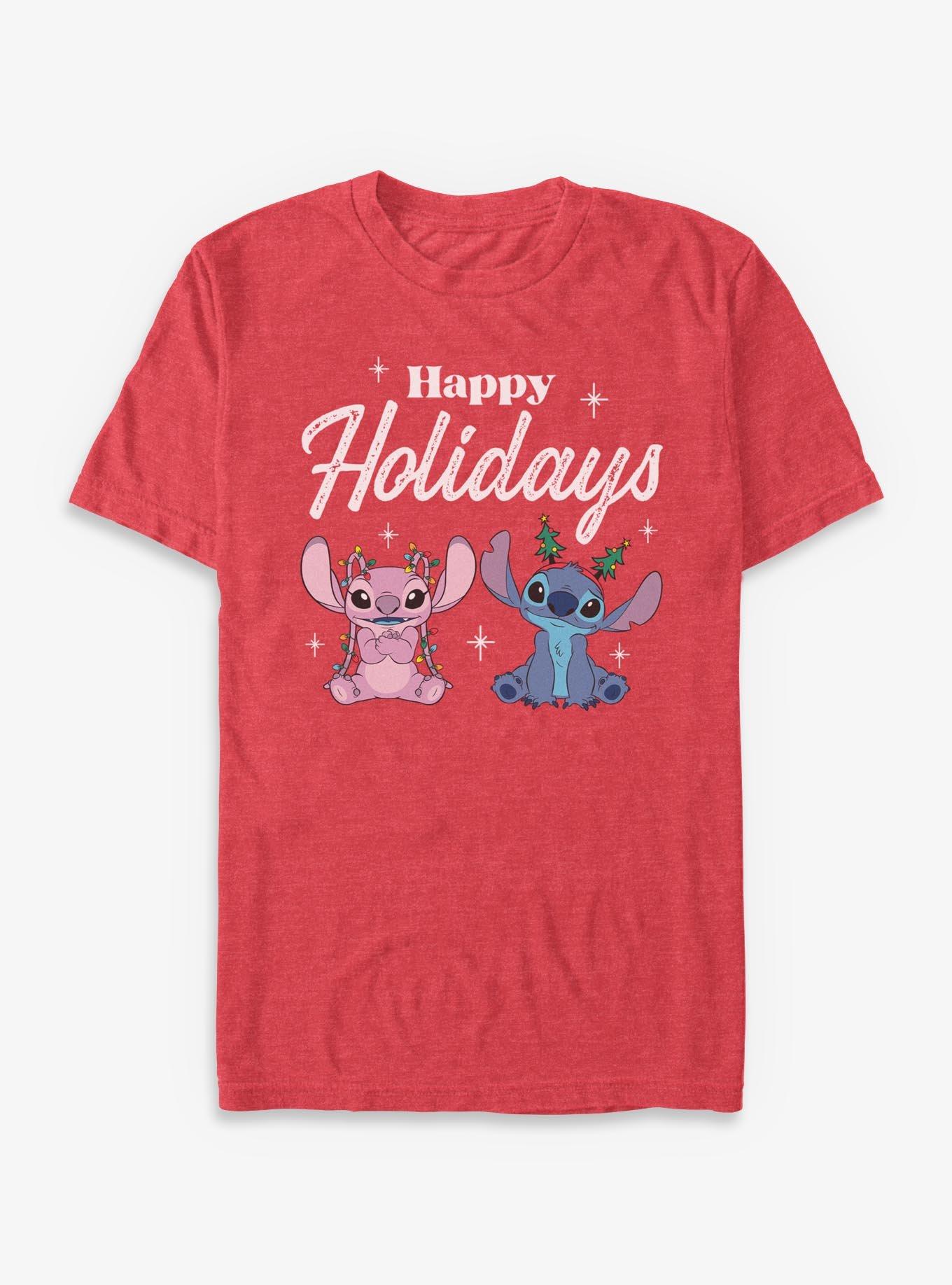 Disney Lilo & Stitch Holidays Angel And Stitch T-Shirt, , hi-res