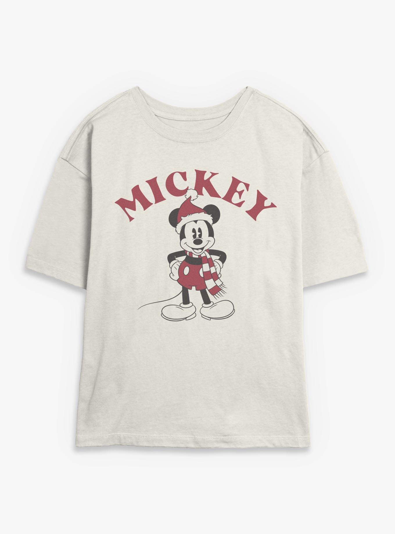 Disney Mickey Mouse Christmas Ready Mickey Girls Skimmer T-Shirt, , hi-res