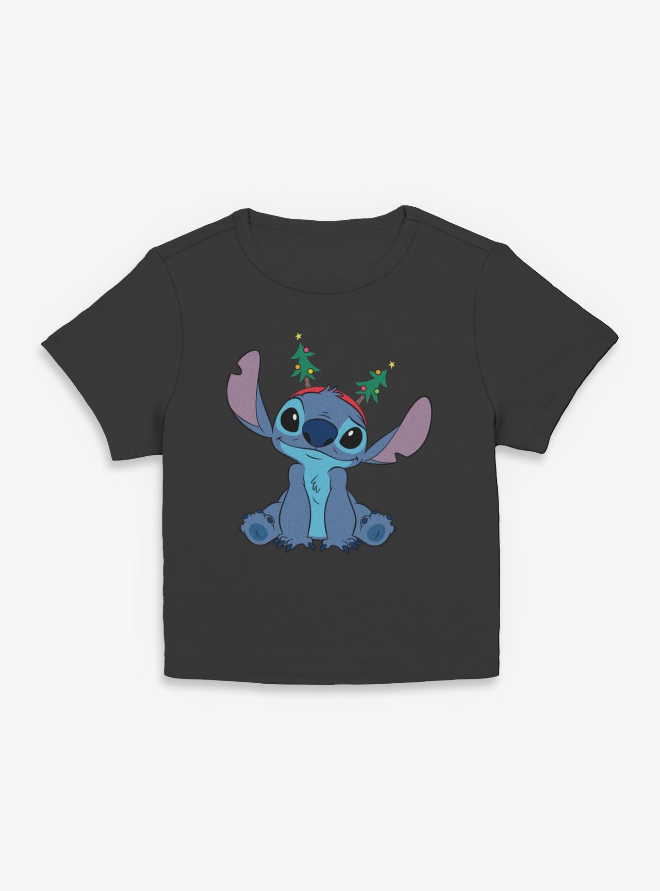Disney Lilo & Stitch Stitch Christmas Tree Headband Girls Baby Tee, , hi-res