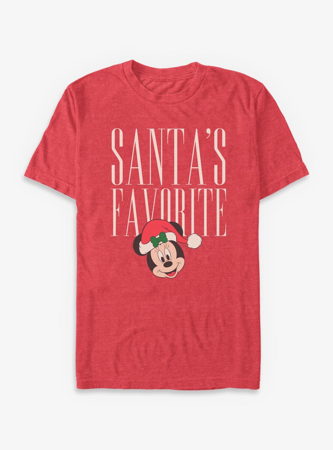 Disney Minnie Mouse Santa's Favorite T-Shirt, , hi-res