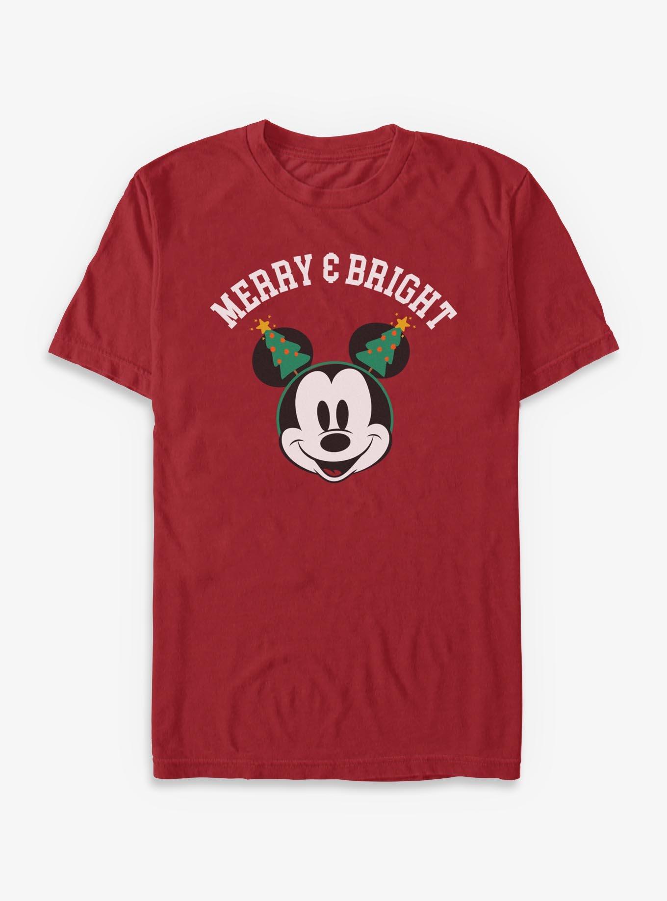 Disney Mickey Mouse Merry And Bright T-Shirt, , hi-res