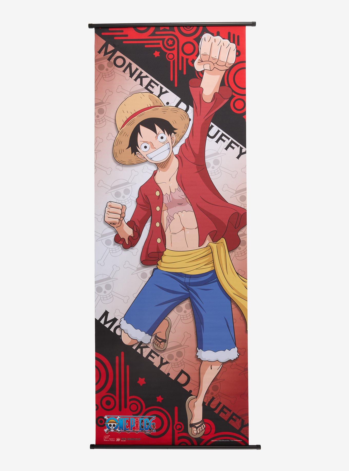 One Piece Luffy Jumbo Fabric Wall Scroll, , hi-res