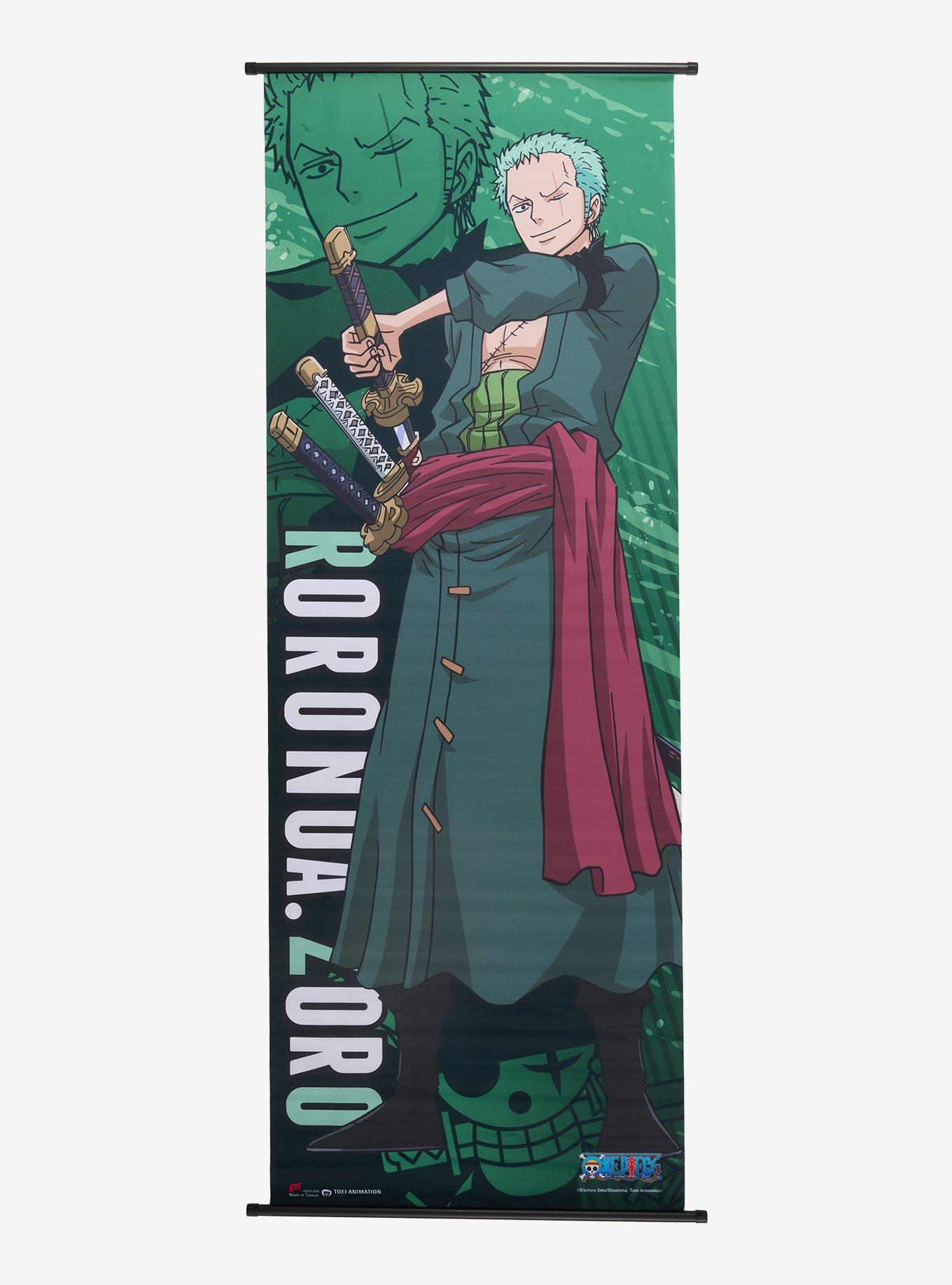 One Piece Zoro New World Jumbo Fabric Wall Scroll, , hi-res