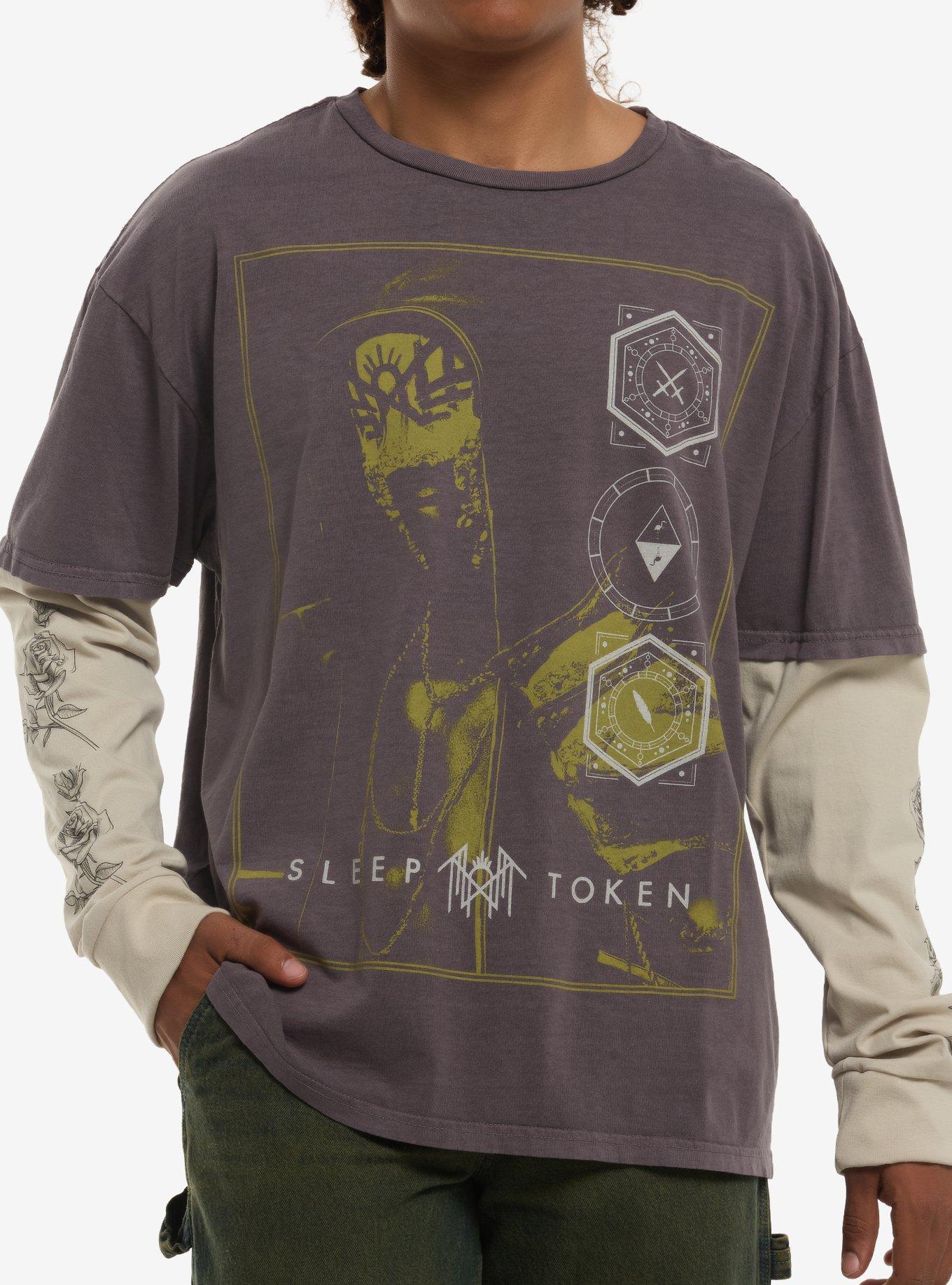 Sleep Token Vessel Icons Long-Sleeve Twofer, , hi-res