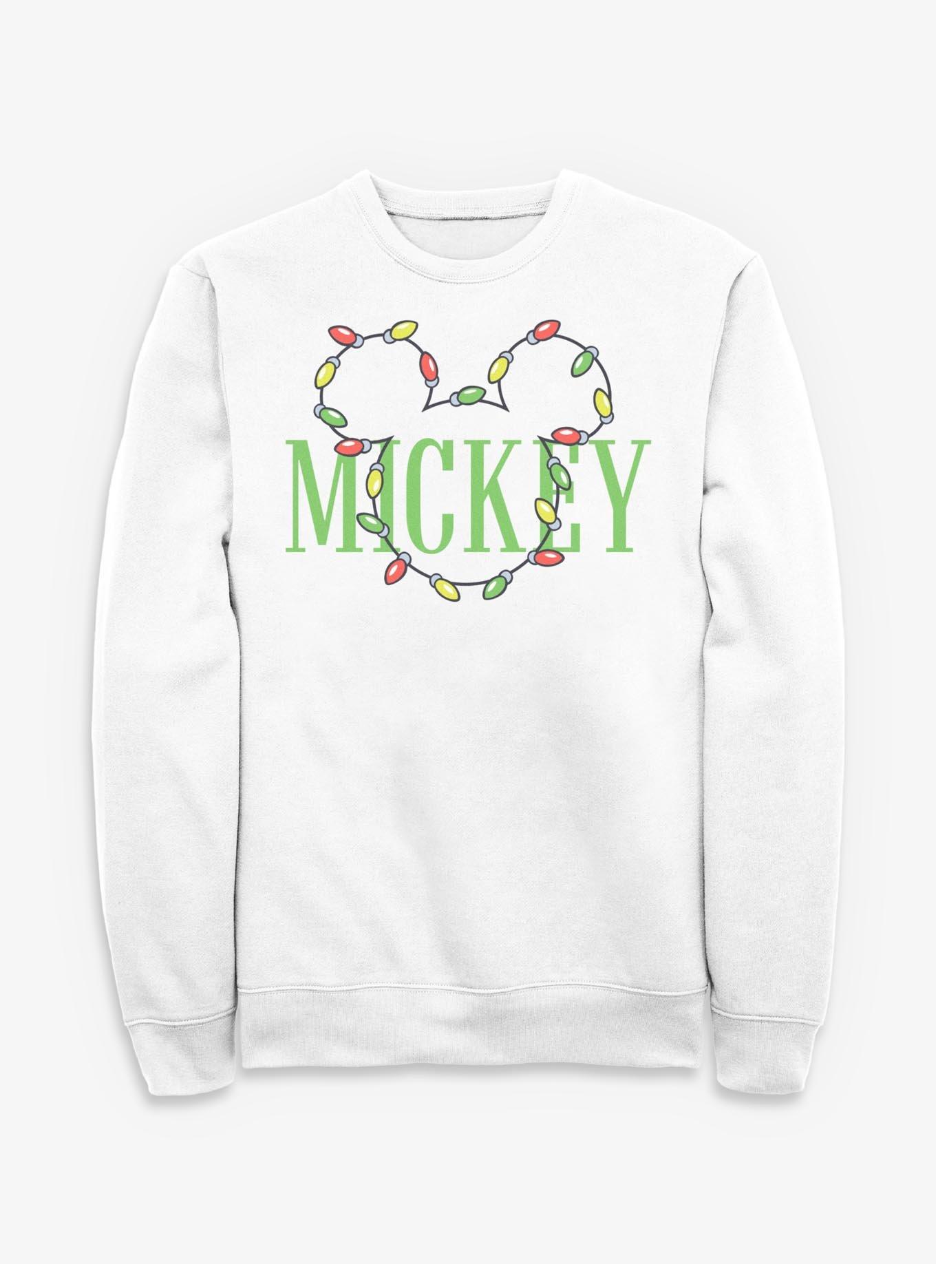 Disney Mickey Mouse Christmas Lights Sweatshirt