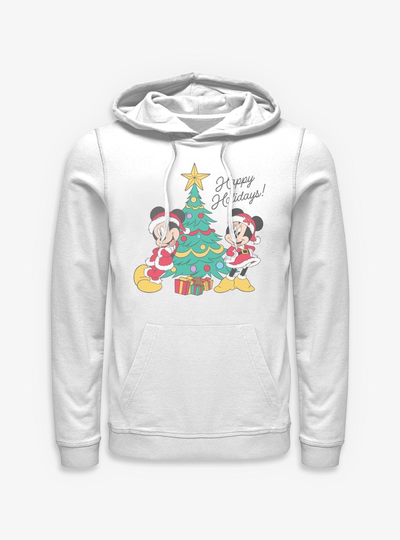 Disney Mickey Mouse Happy Holidays Minnie Mickey Hoodie, , hi-res