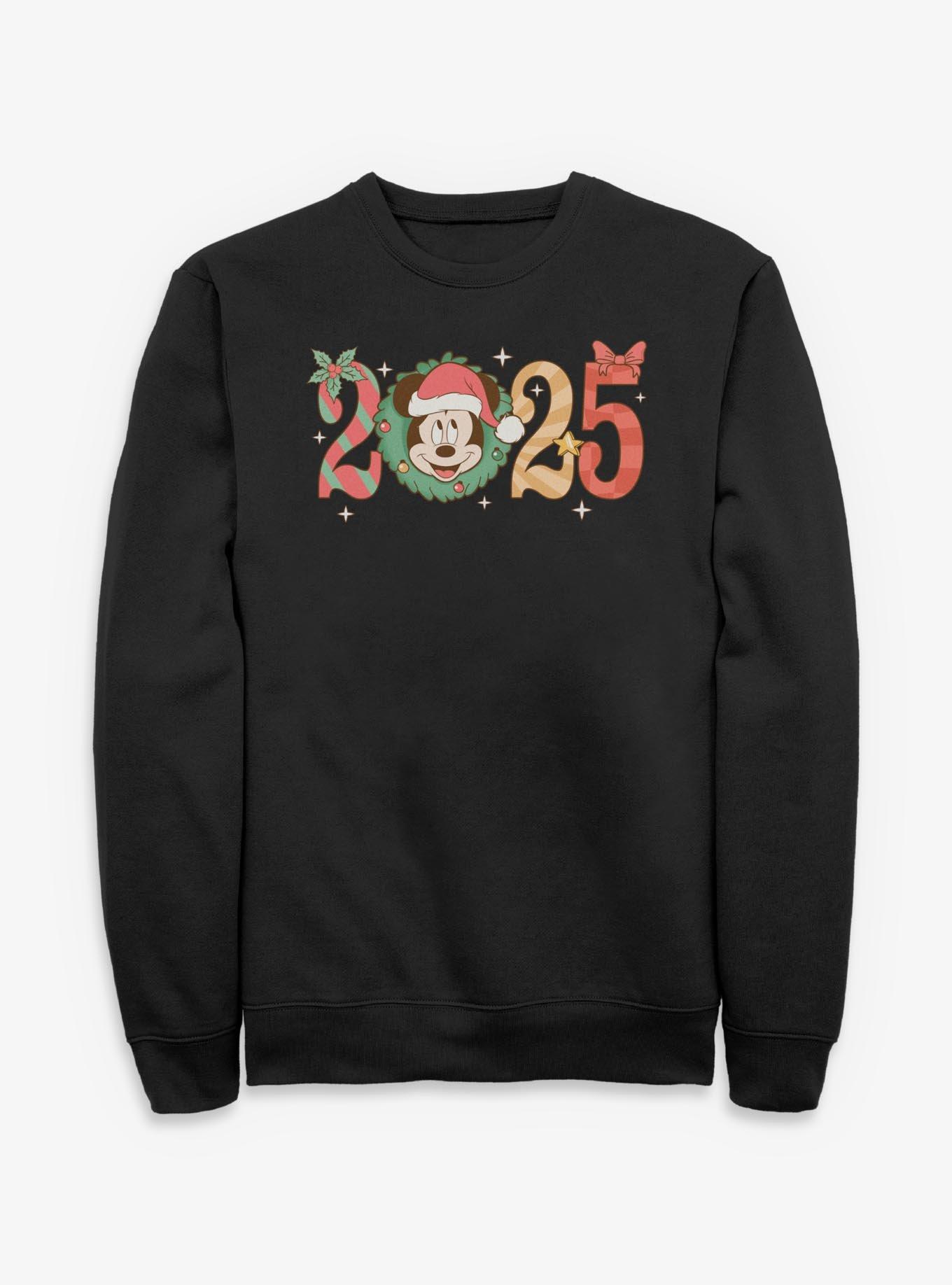 Disney Mickey Mouse Holly Year 2025 Sweatshirt