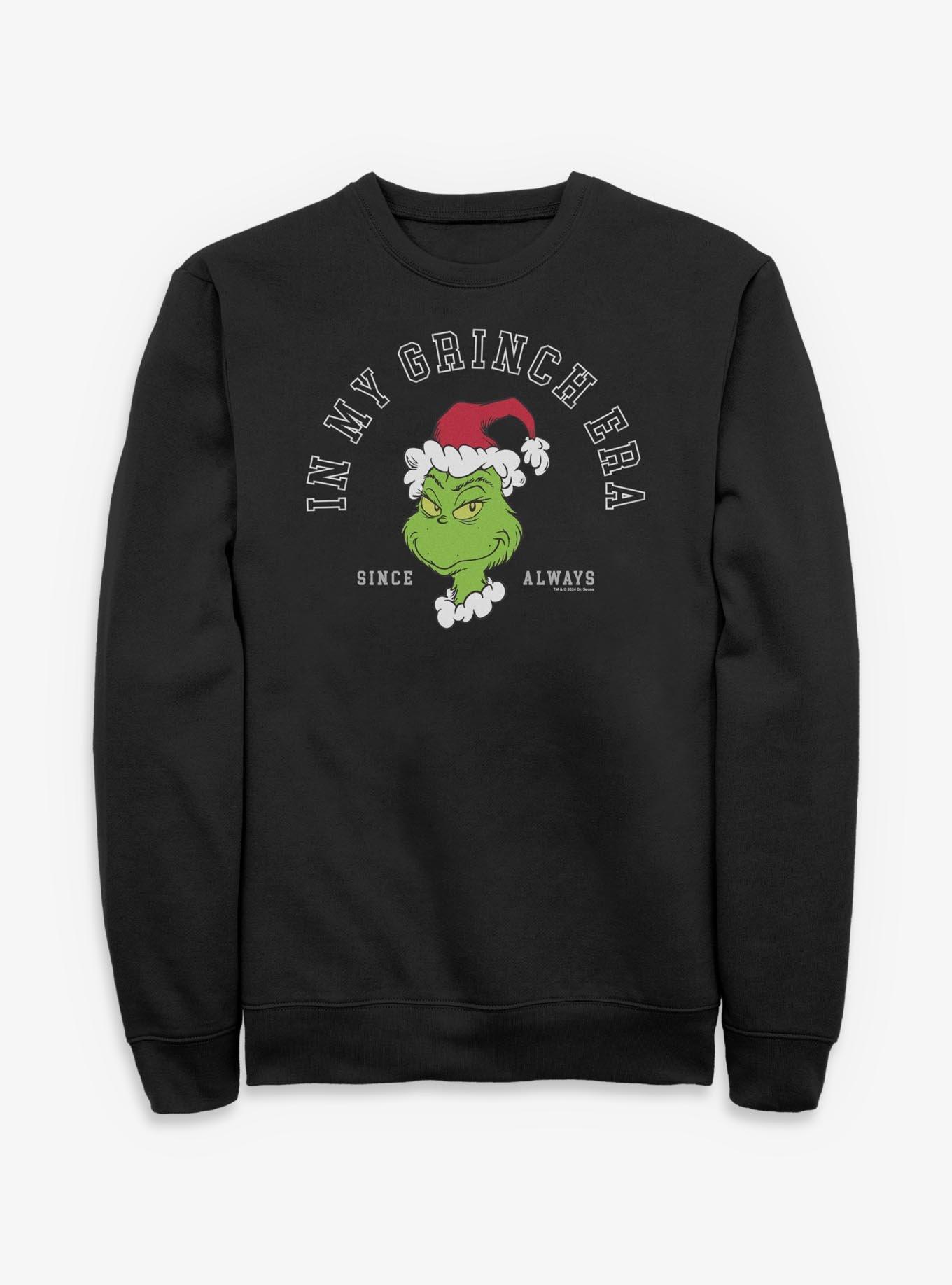 Dr. Seuss How The Grinch Stole Christmas In My Grinch Era Since Always Sweatshirt, , hi-res