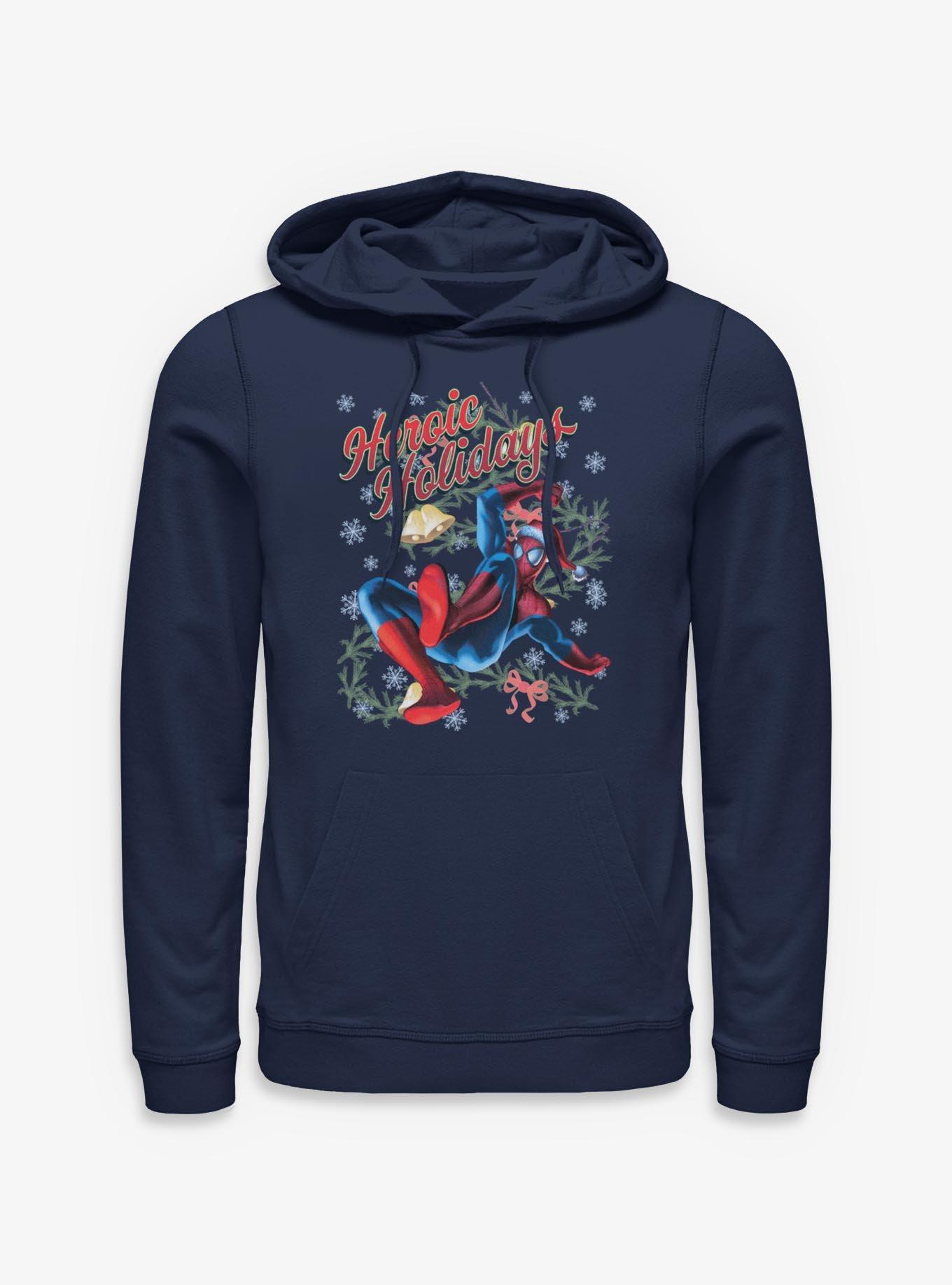 Marvel Spiderman Vintage Holiday Spiderman Hoodie, , hi-res