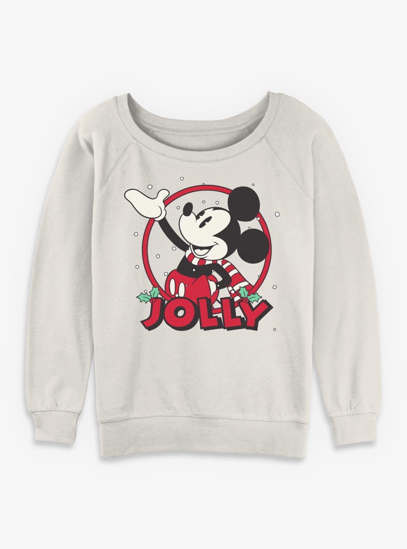 Disney Mickey Mouse Jolly Girls Slouchy Sweatshirt, , hi-res