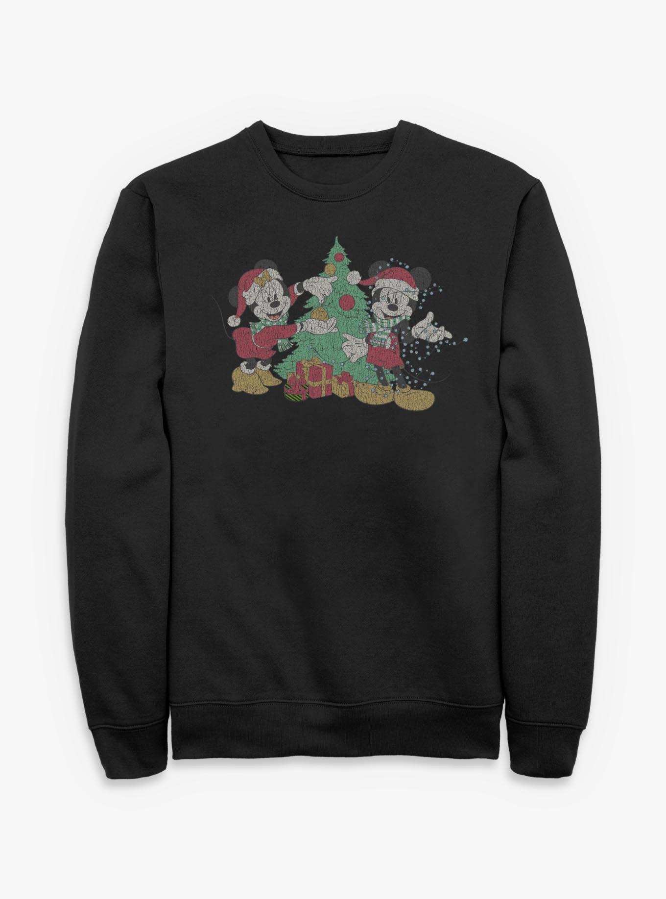 Disney Mickey Mouse Christmas Couple Sweatshirt, , hi-res