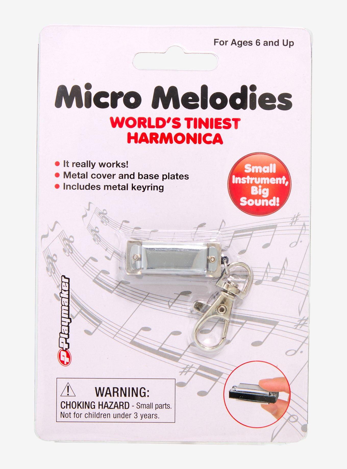 World's Tiniest Harmonica Keychain, , hi-res
