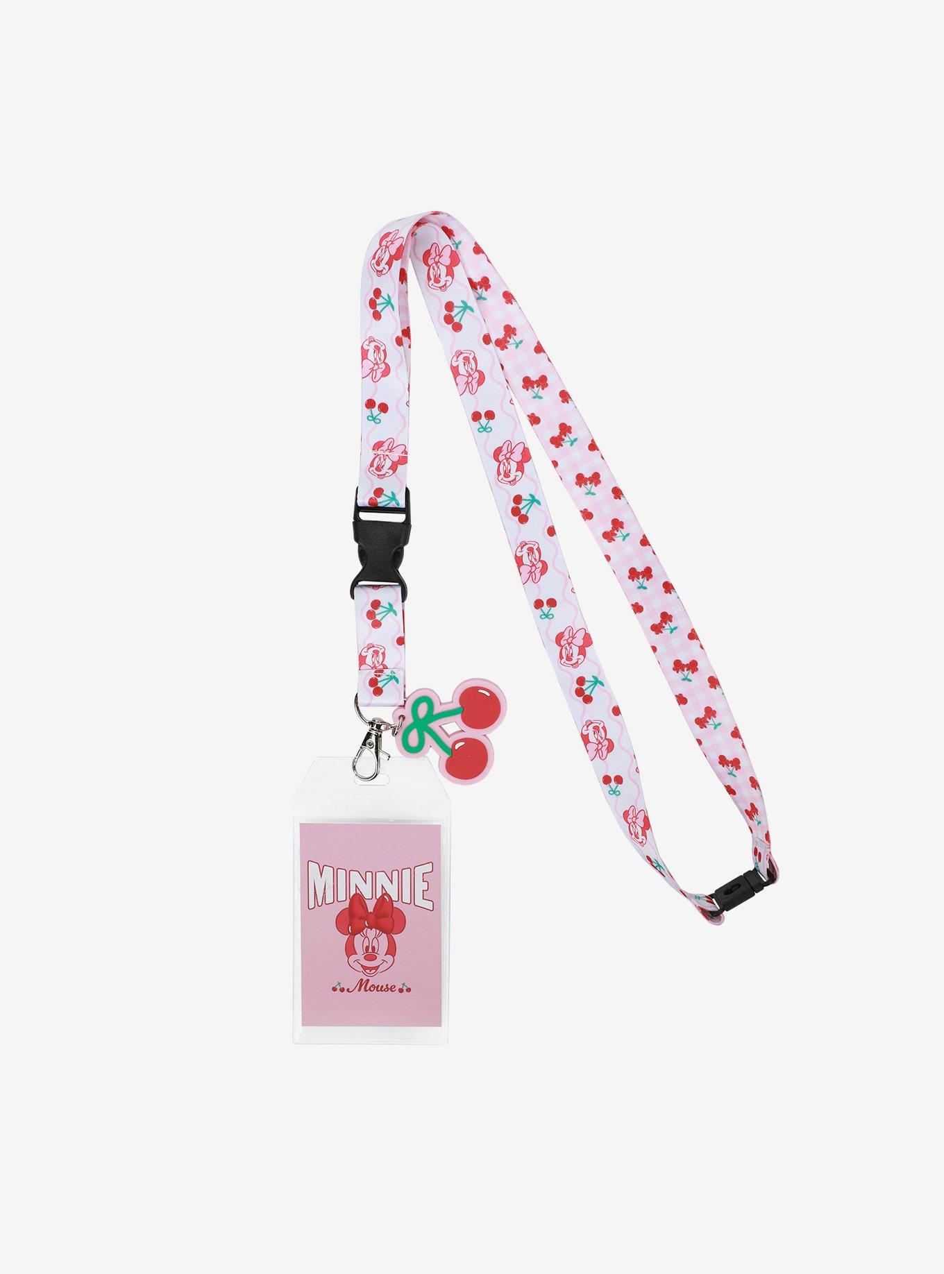 Disney Minnie Mouse Cherry Lanyard, , hi-res