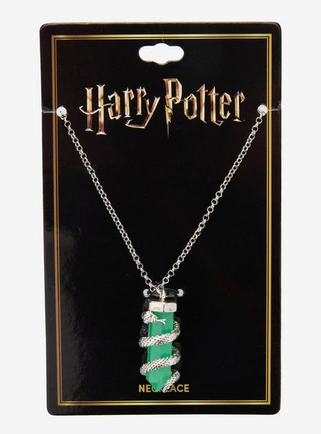 Harry Potter Slytherin Crystal Necklace | Hot Topic