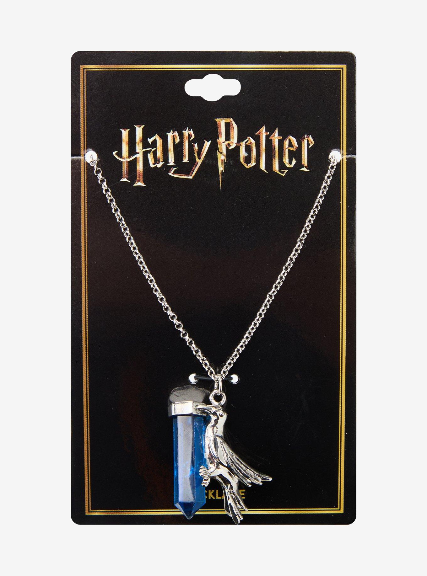 Harry Potter Ravenclaw Crystal Necklace, , hi-res