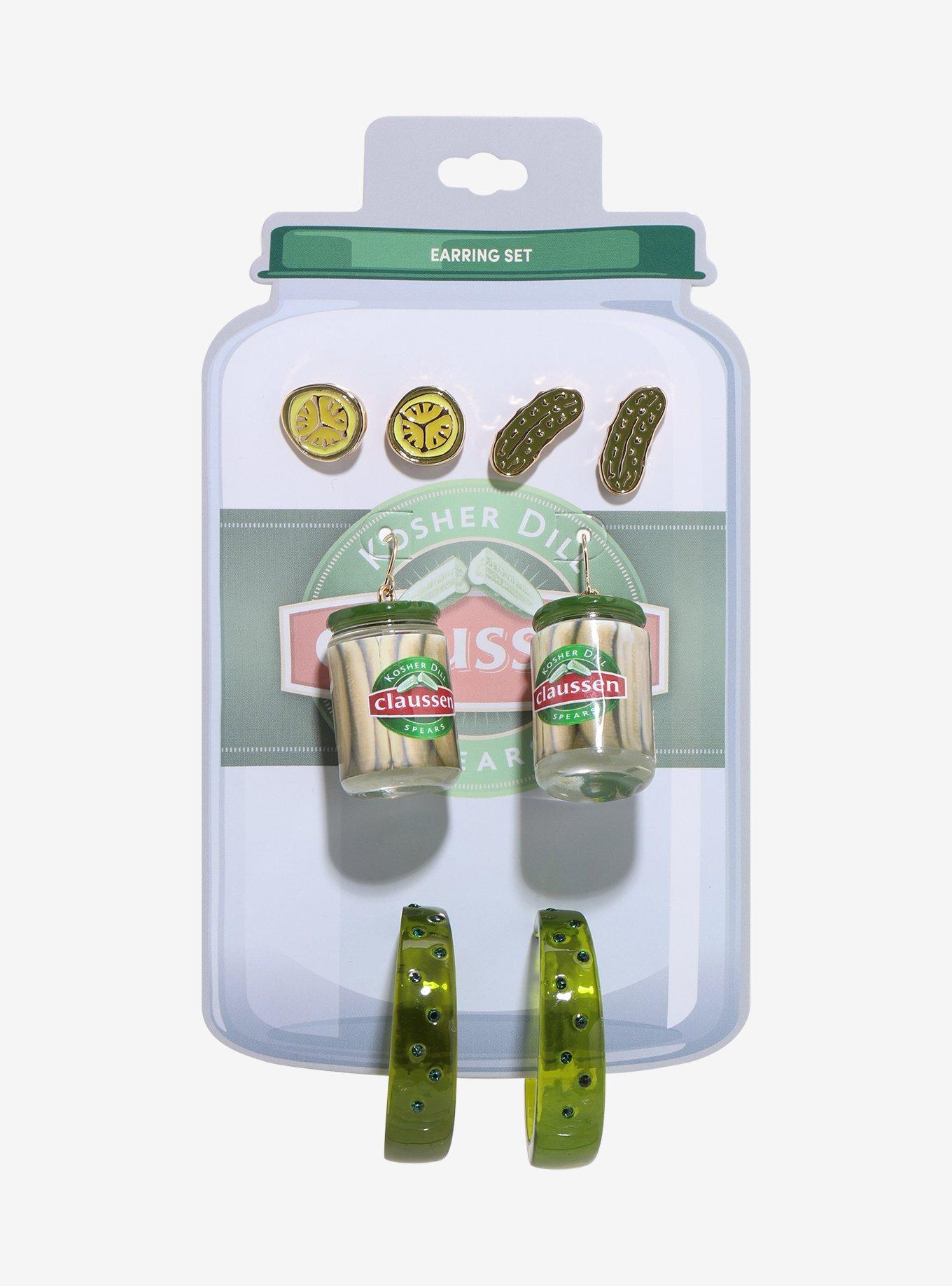 Claussen Pickle Earring Set, , hi-res