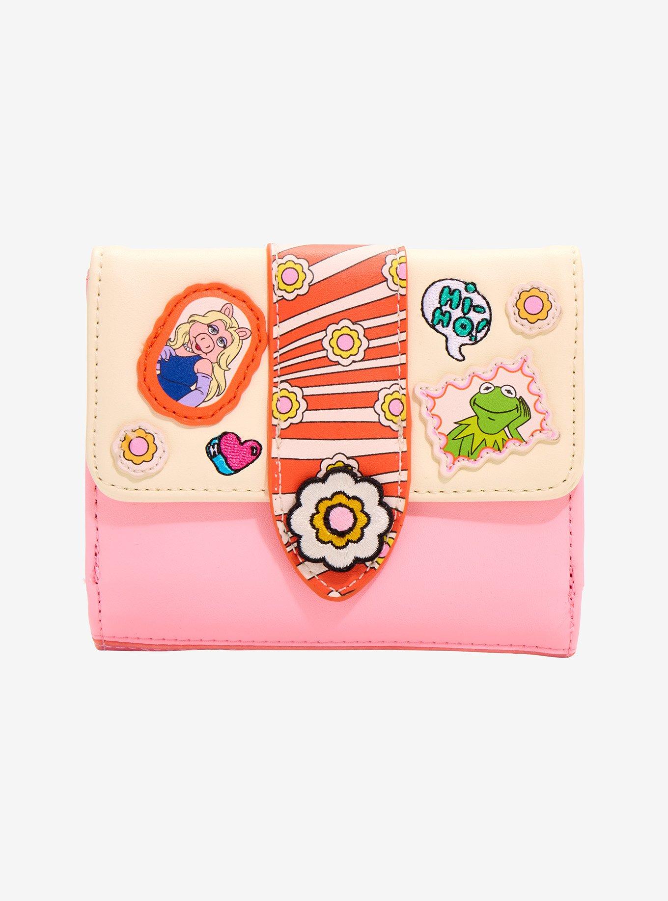 The Muppets Kermit & Miss Piggy Patch Wallet &mdash; BoxLunch Exclusive, , hi-res
